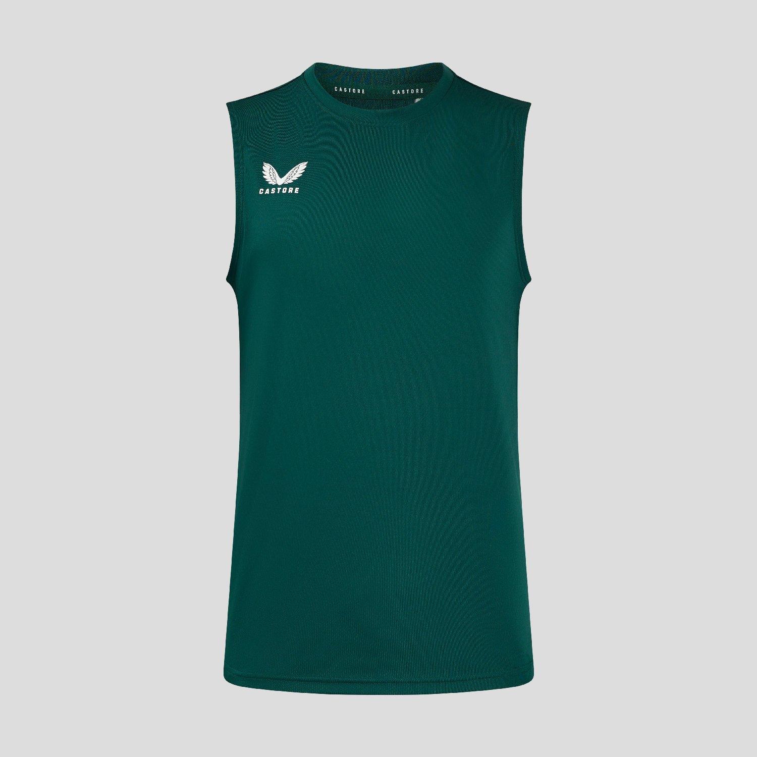Castore Men's Strappy Muscle Vest - Botanical Grn - XS