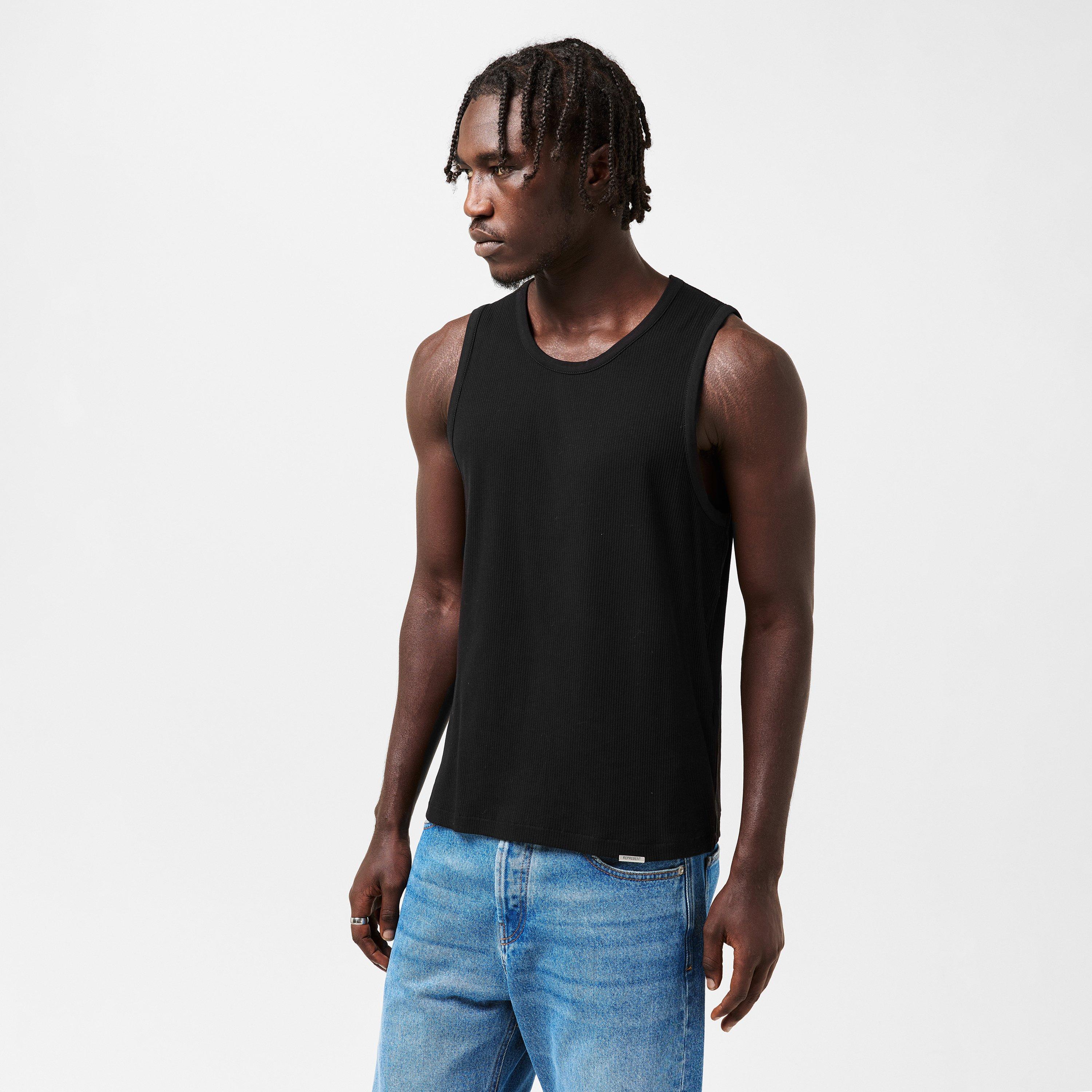 Black - Represent - Men's Racerback Vest - 3
