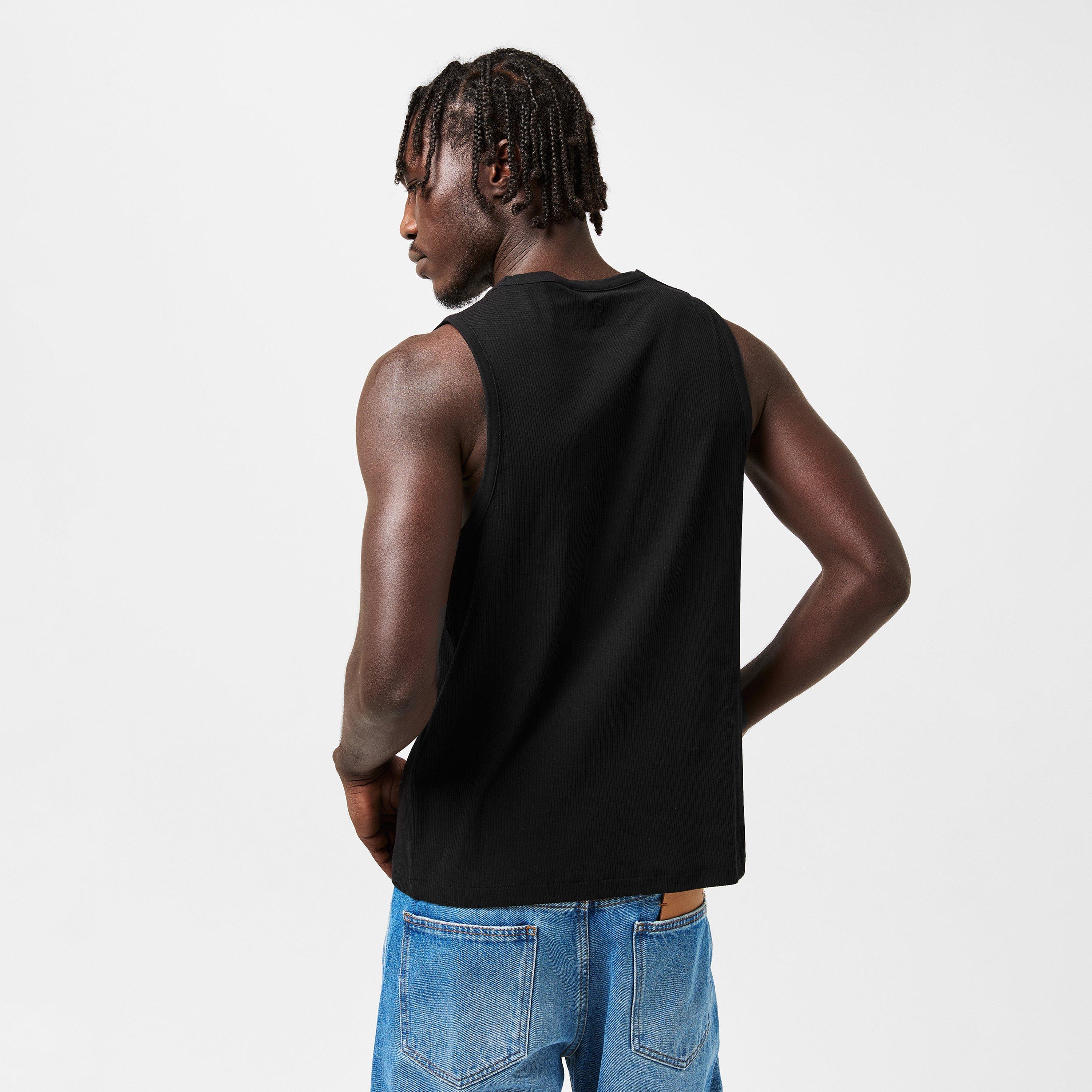 Black - Represent - Men's Racerback Vest - 4