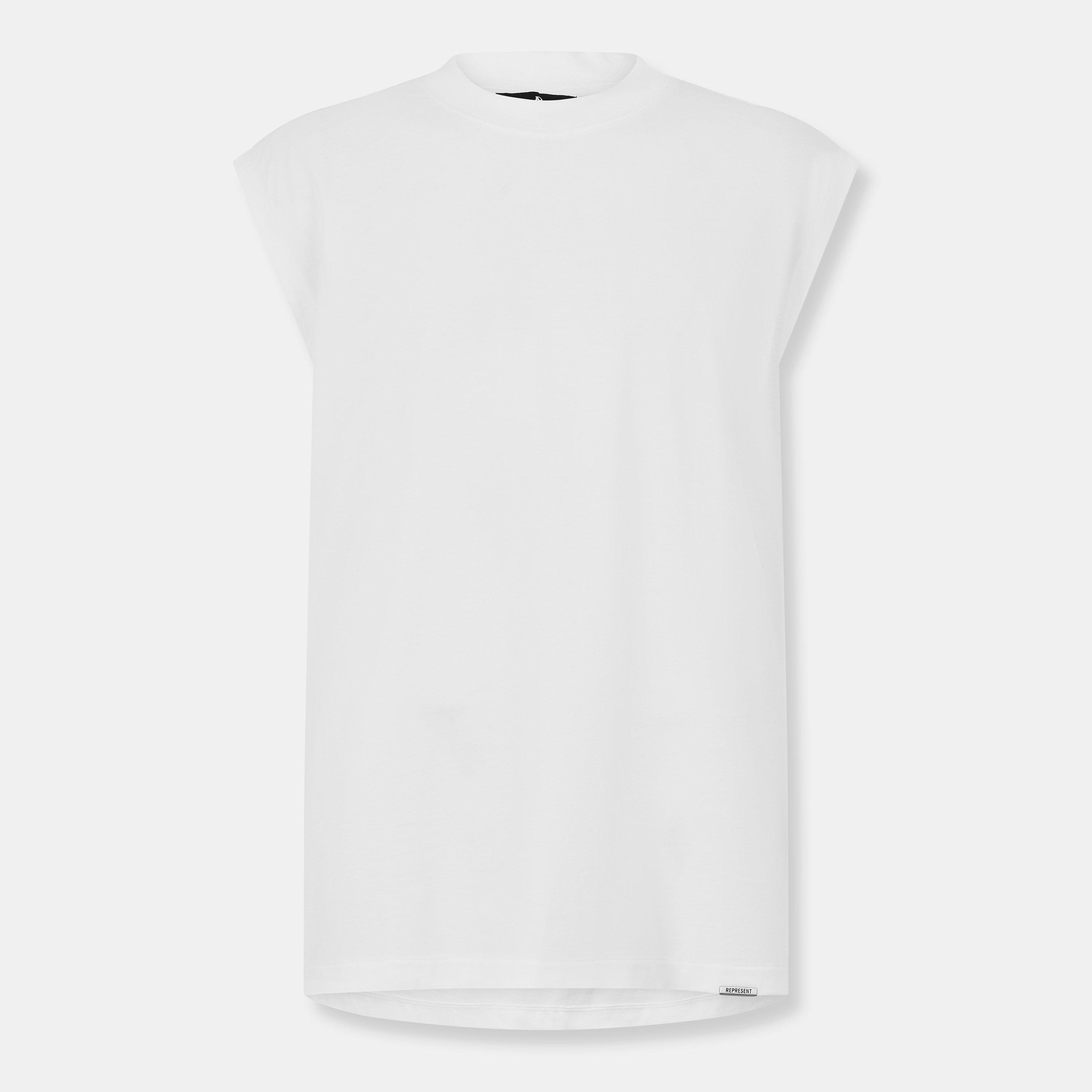 Represent Men's Modern Fit Tank Vest - Flat White - XS