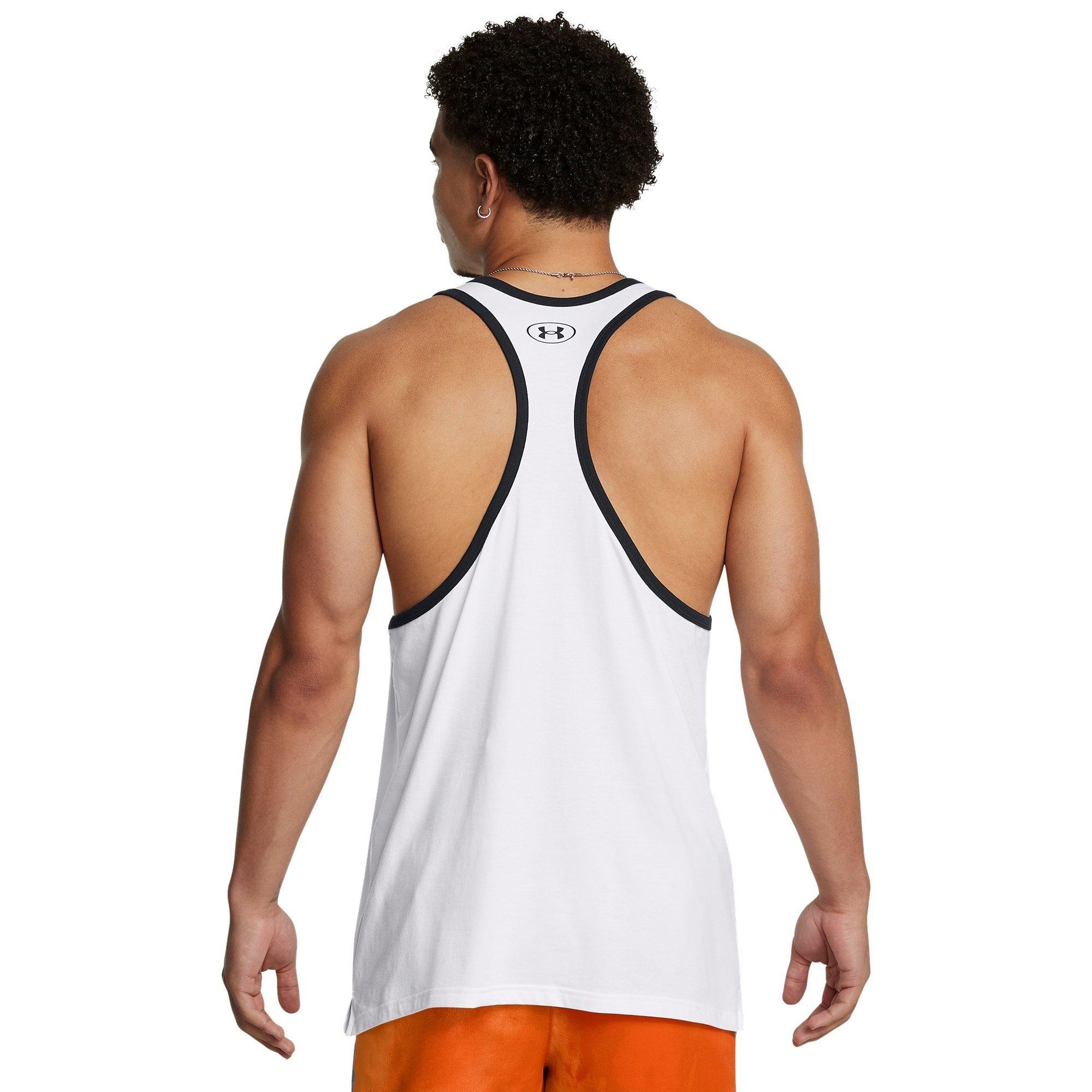 White - Under Armour - Get To Work Muscle Vest - 3