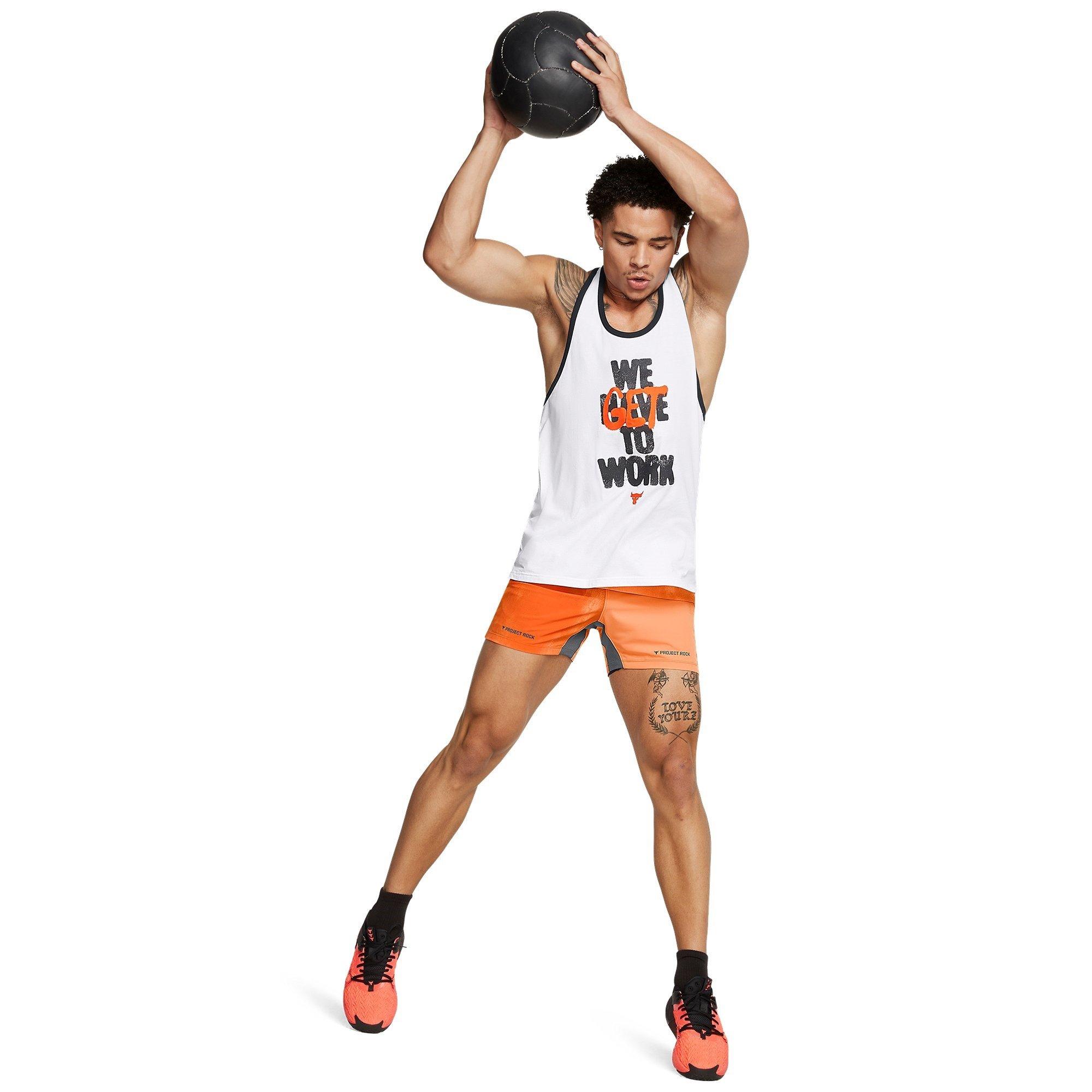 White - Under Armour - Get To Work Muscle Vest - 4