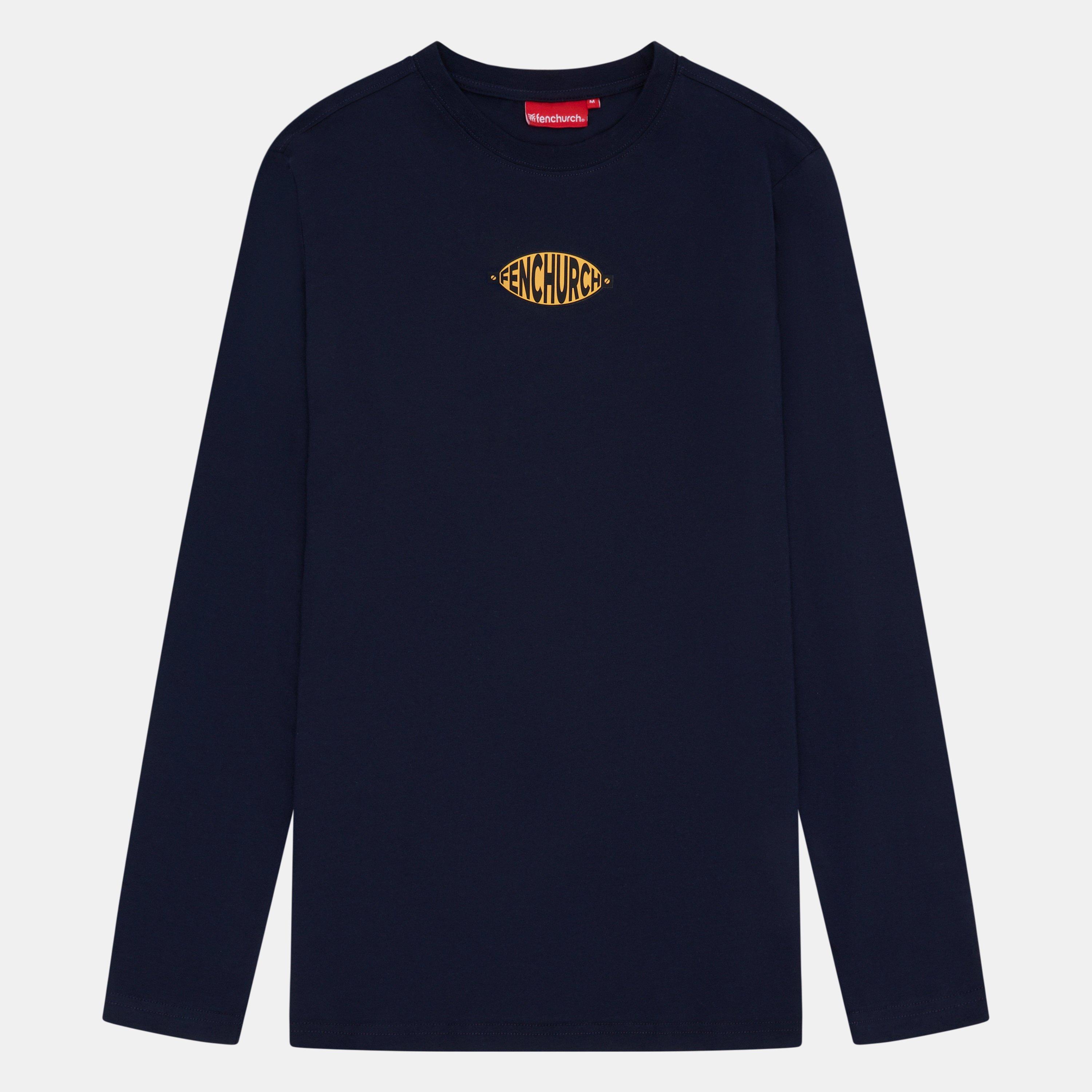 Navy - Fenchurch - Men's Minte Long-Sleeve T-Shirt - 1