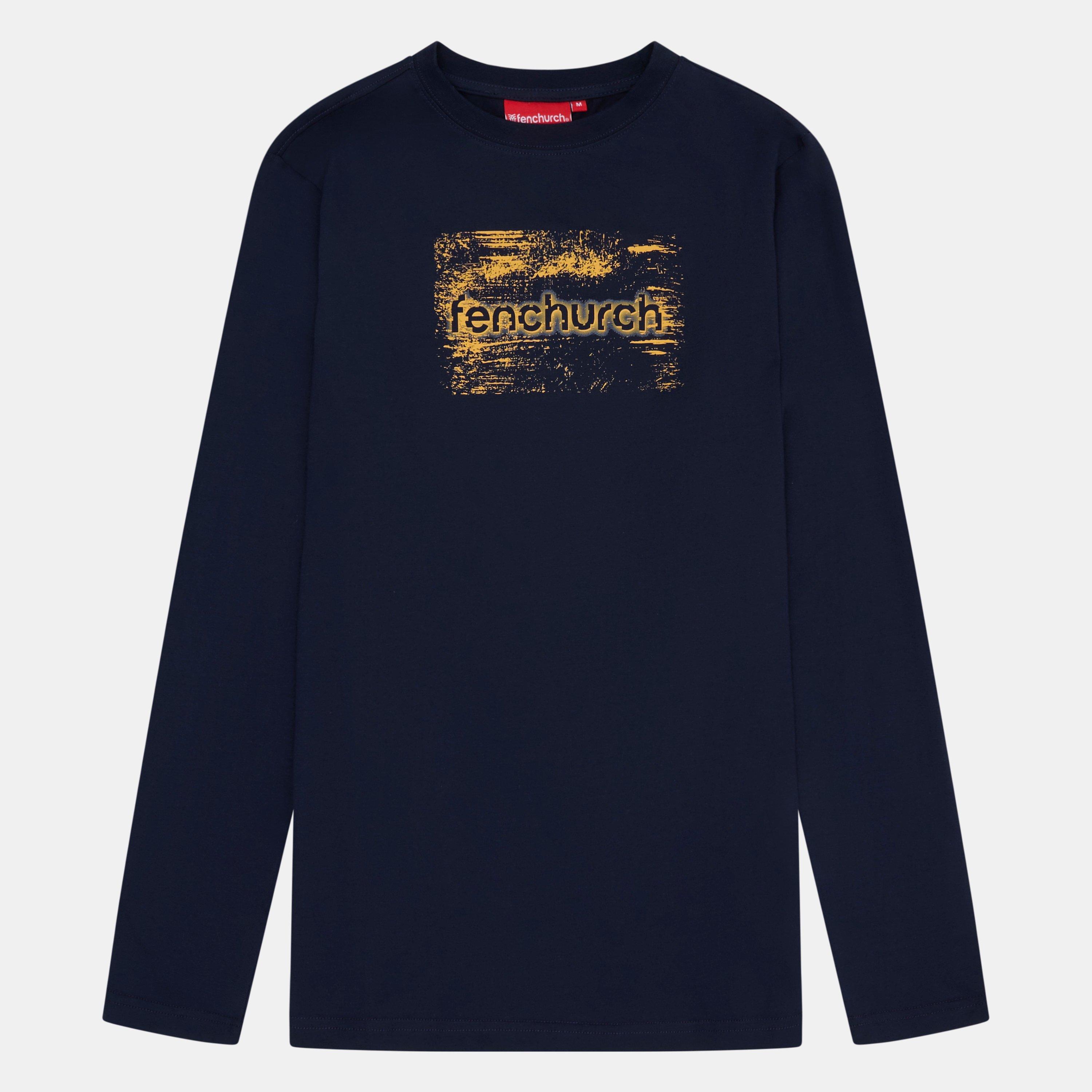 Navy - Fenchurch - Men's Minories Long-Sleeve T-Shirt - 1