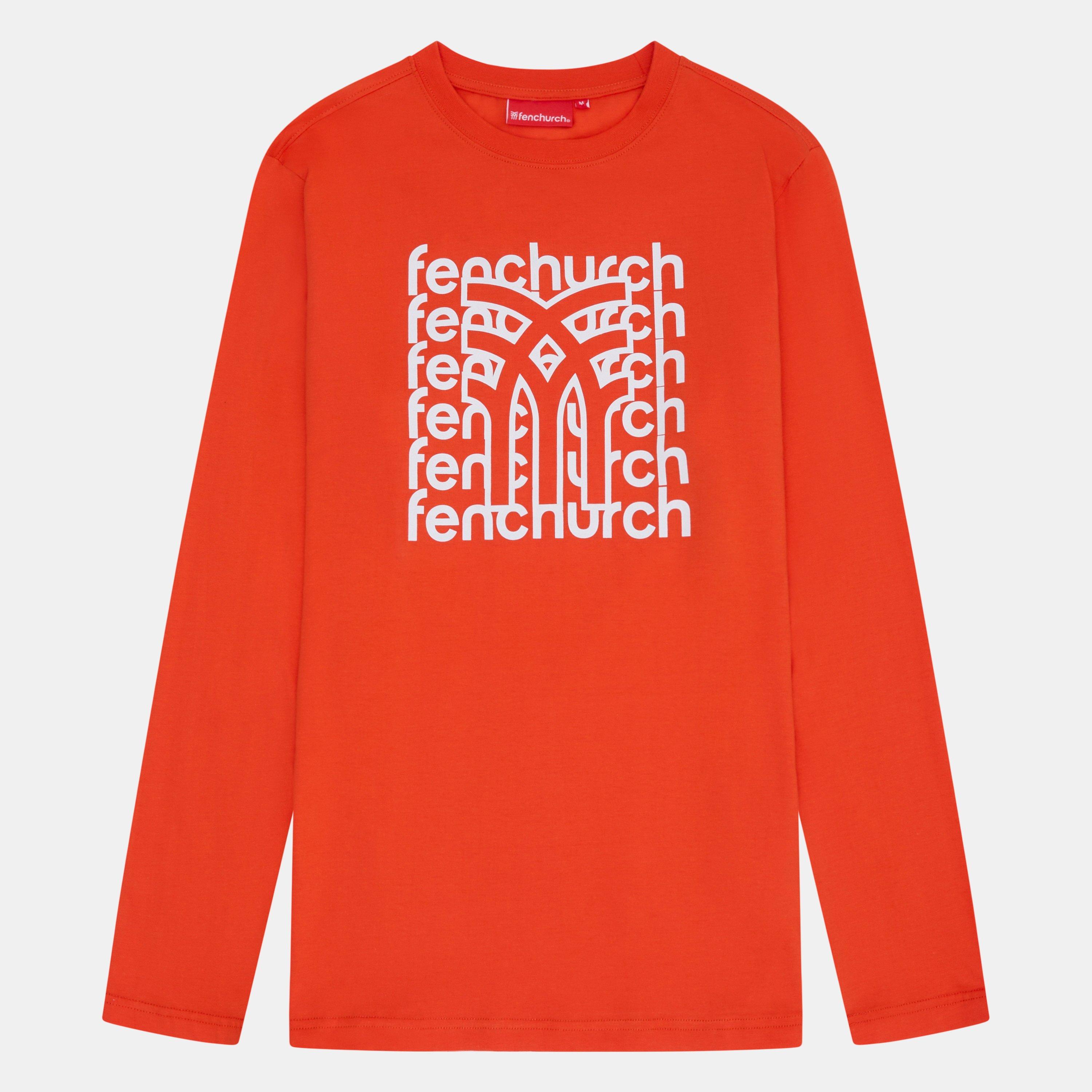 Burnt Orange - Fenchurch - Men's Jones Long-Sleeve T-Shirt - 1