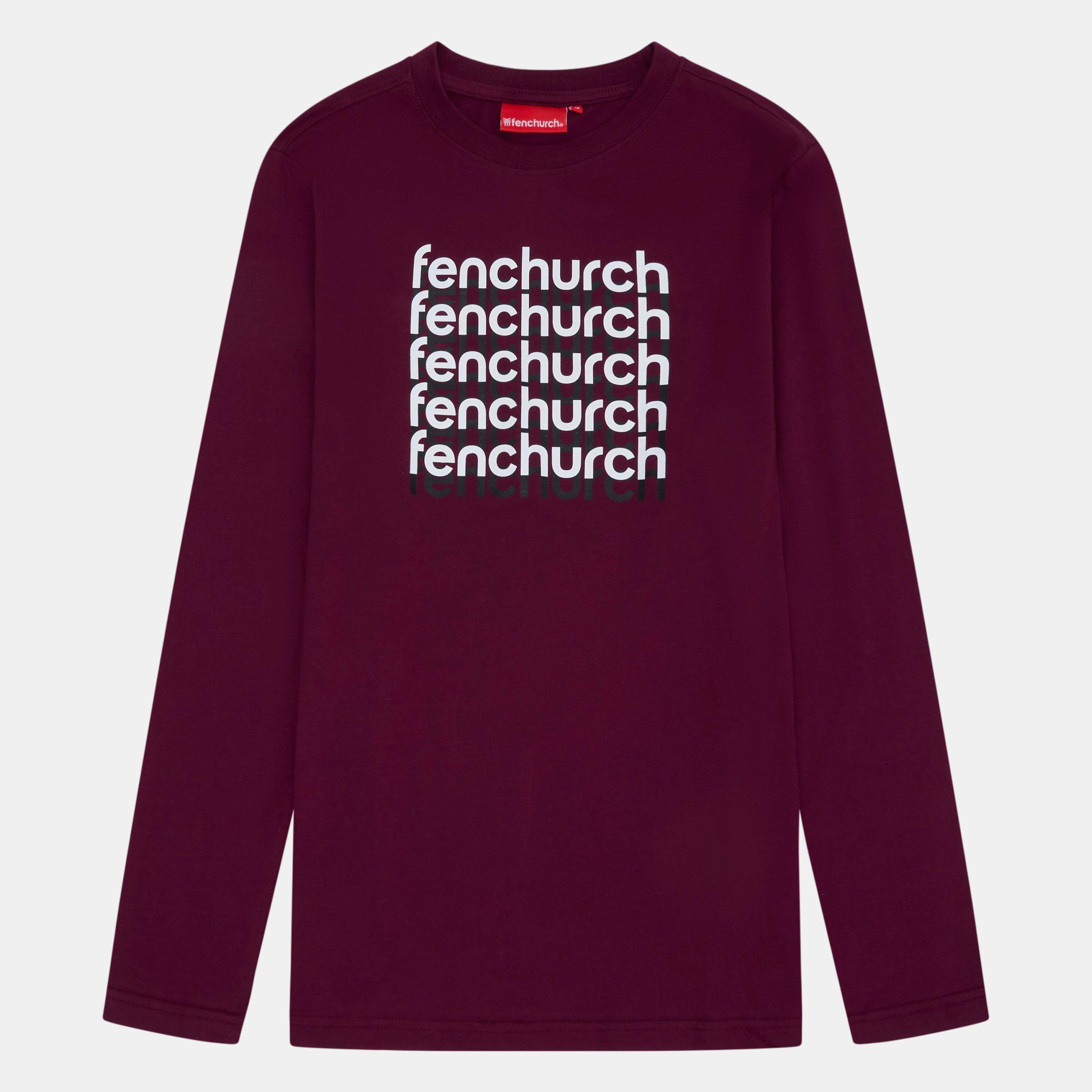 Burgundy - Fenchurch - Men's Aldgate Long-Sleeve T-Shirt - 1