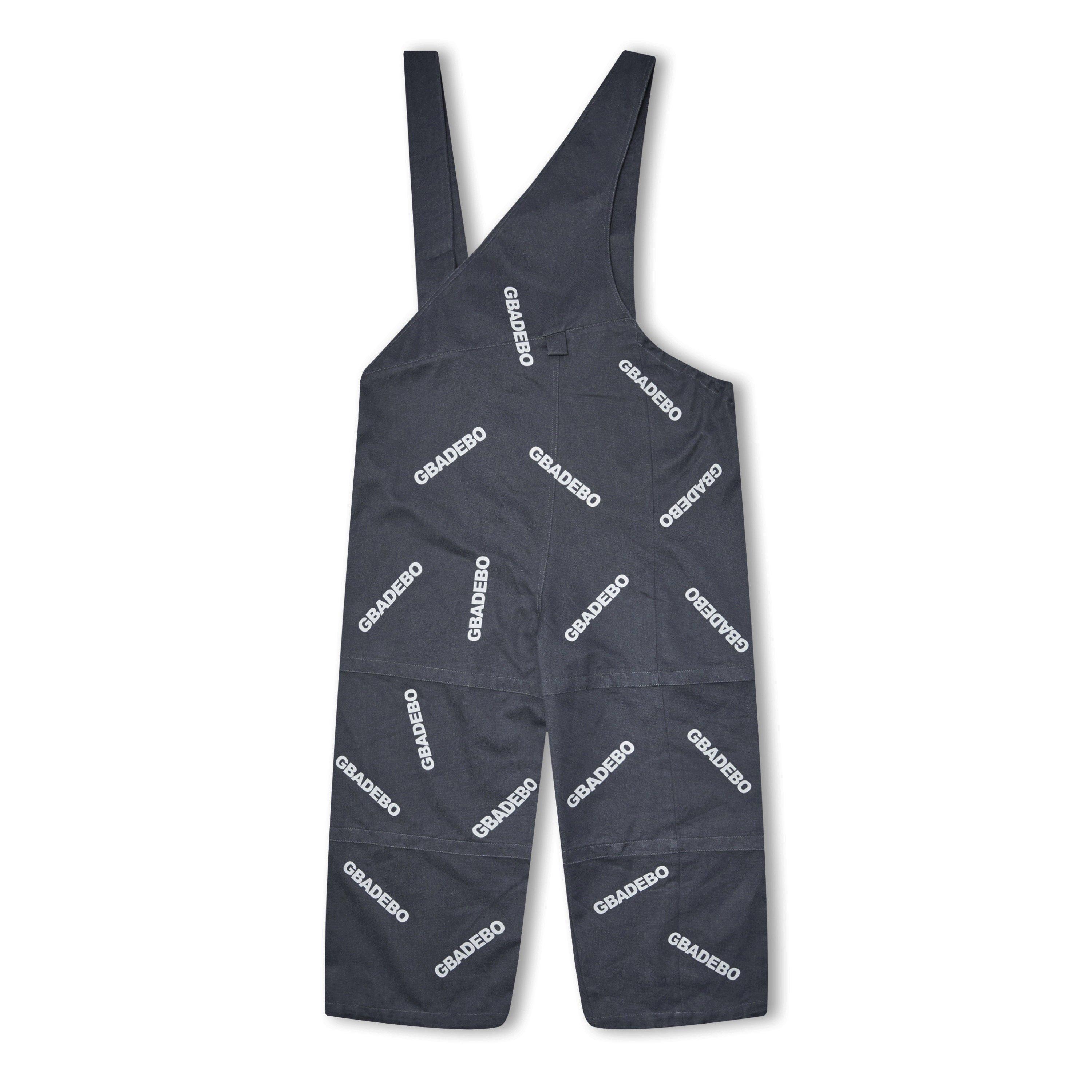 Blue - Gbadebo - Asymmetric Dungarees - 7