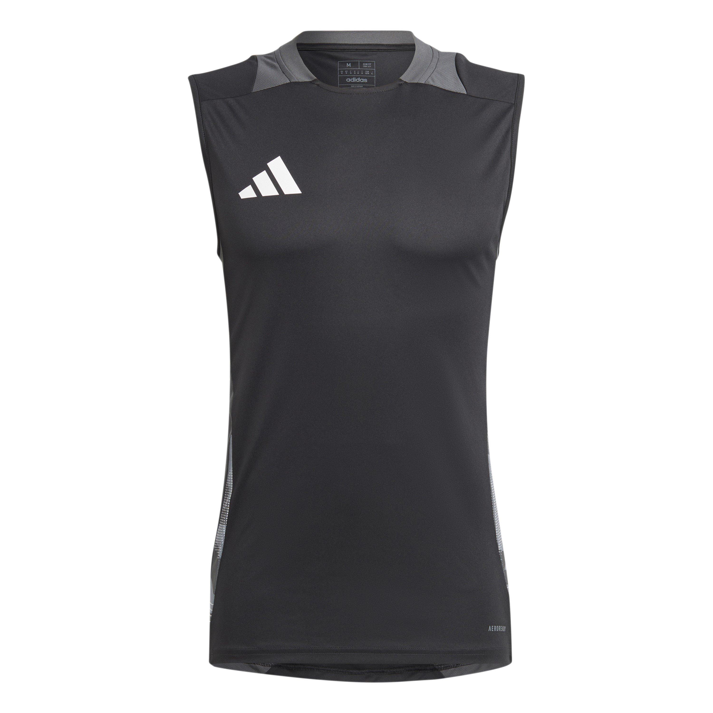 Adidas Men's Tiro24 Performance Vest - Black/Dark Grey - XS