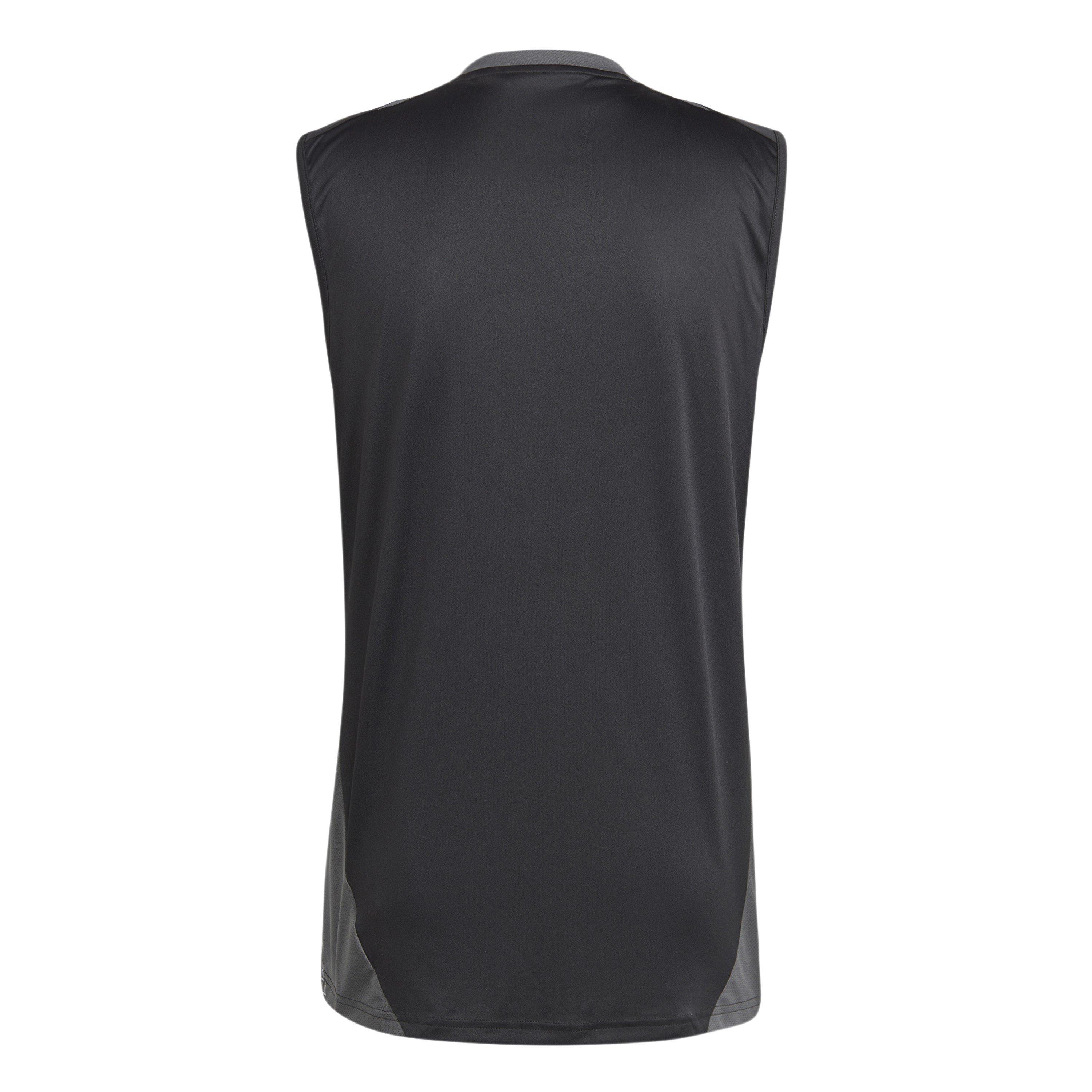Zwart/Donkergrijs - adidas - Tiro24 C Sl Jsy Vest Mens - 2