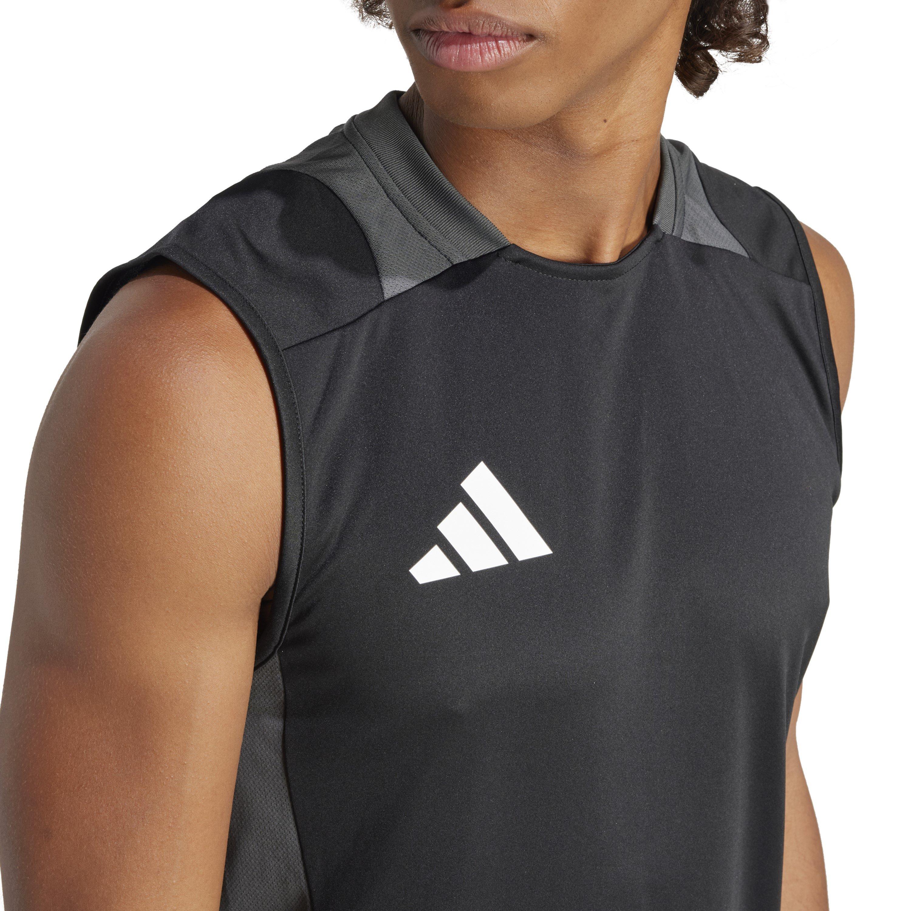 Zwart/Donkergrijs - adidas - Tiro24 C Sl Jsy Vest Mens - 6