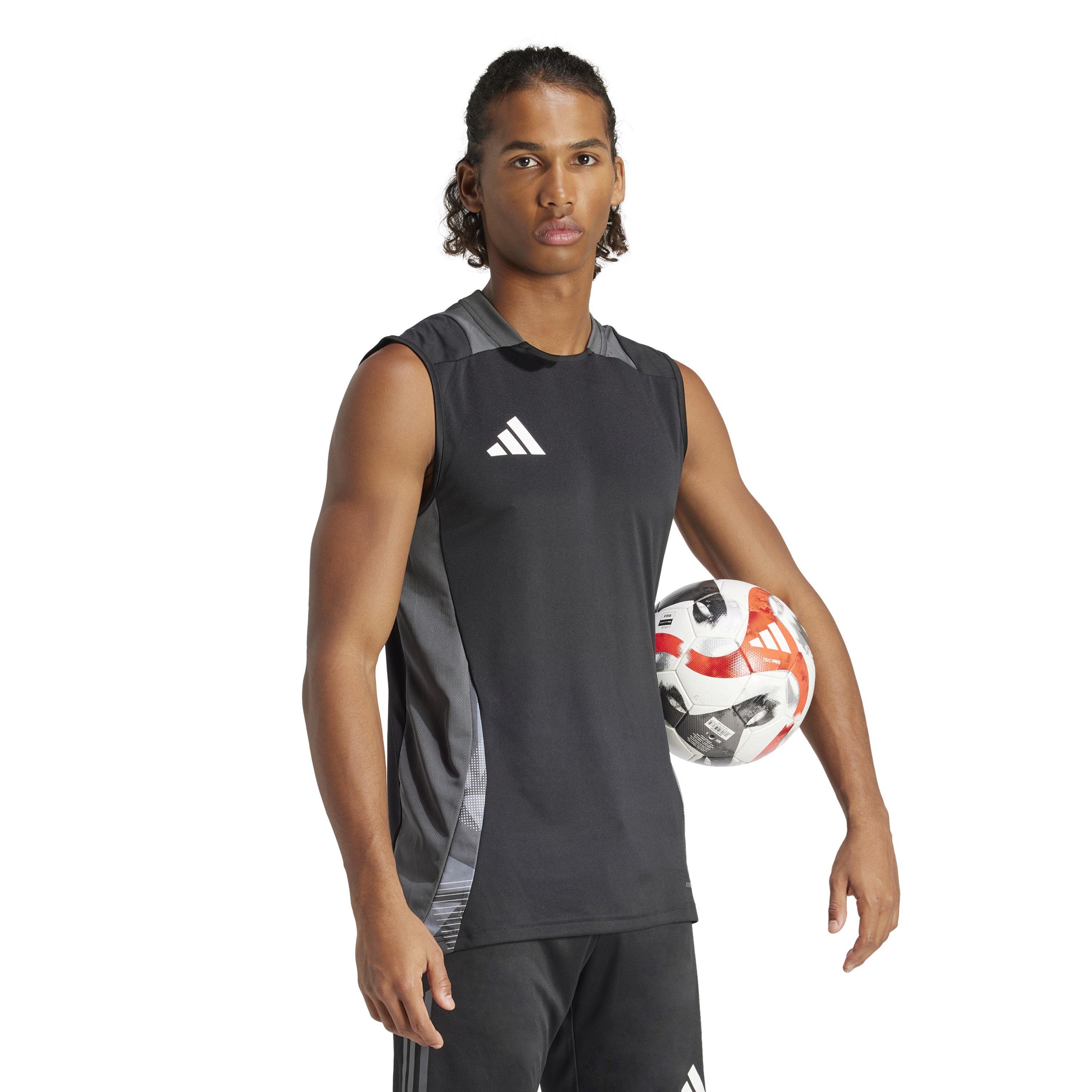 Zwart/Donkergrijs - adidas - Tiro24 C Sl Jsy Vest Mens - 7