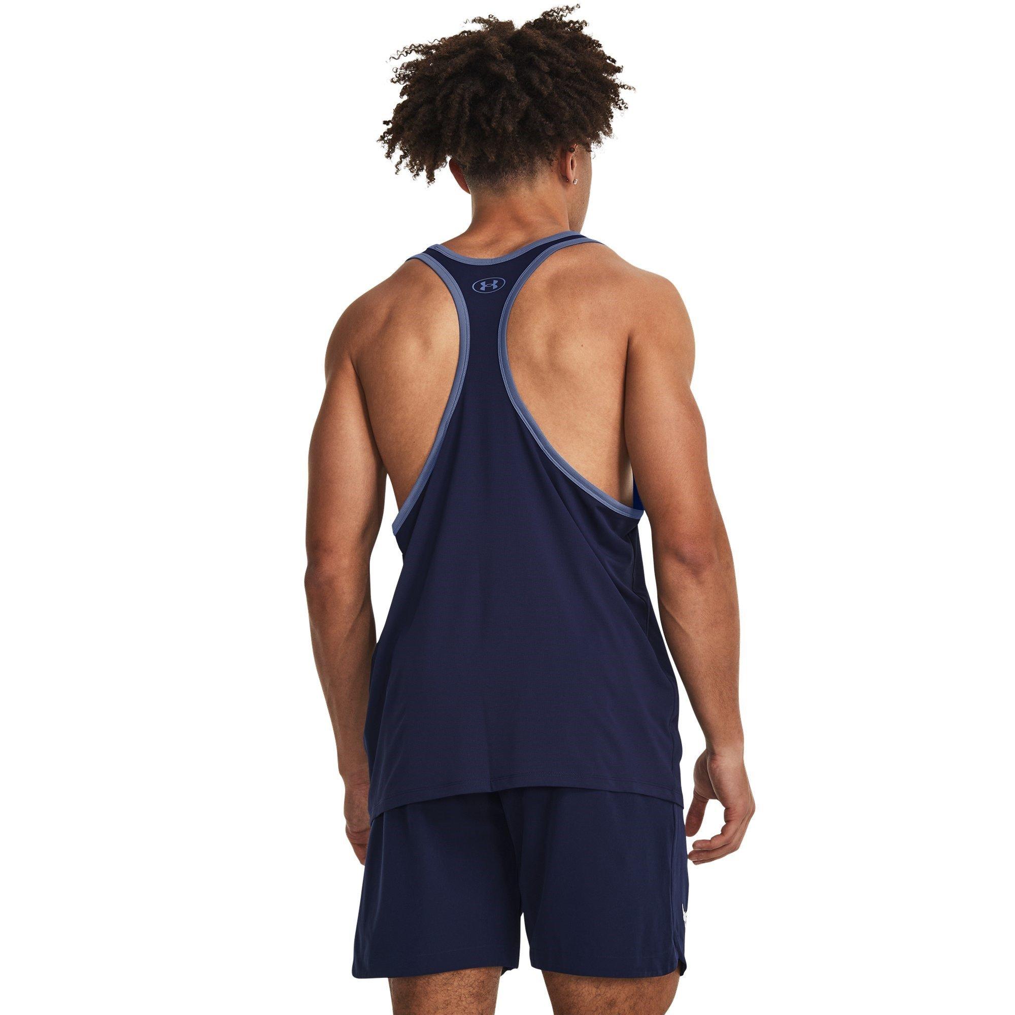 Blue - Under Armour - Pjt Rock Performance Gym Vest - 4