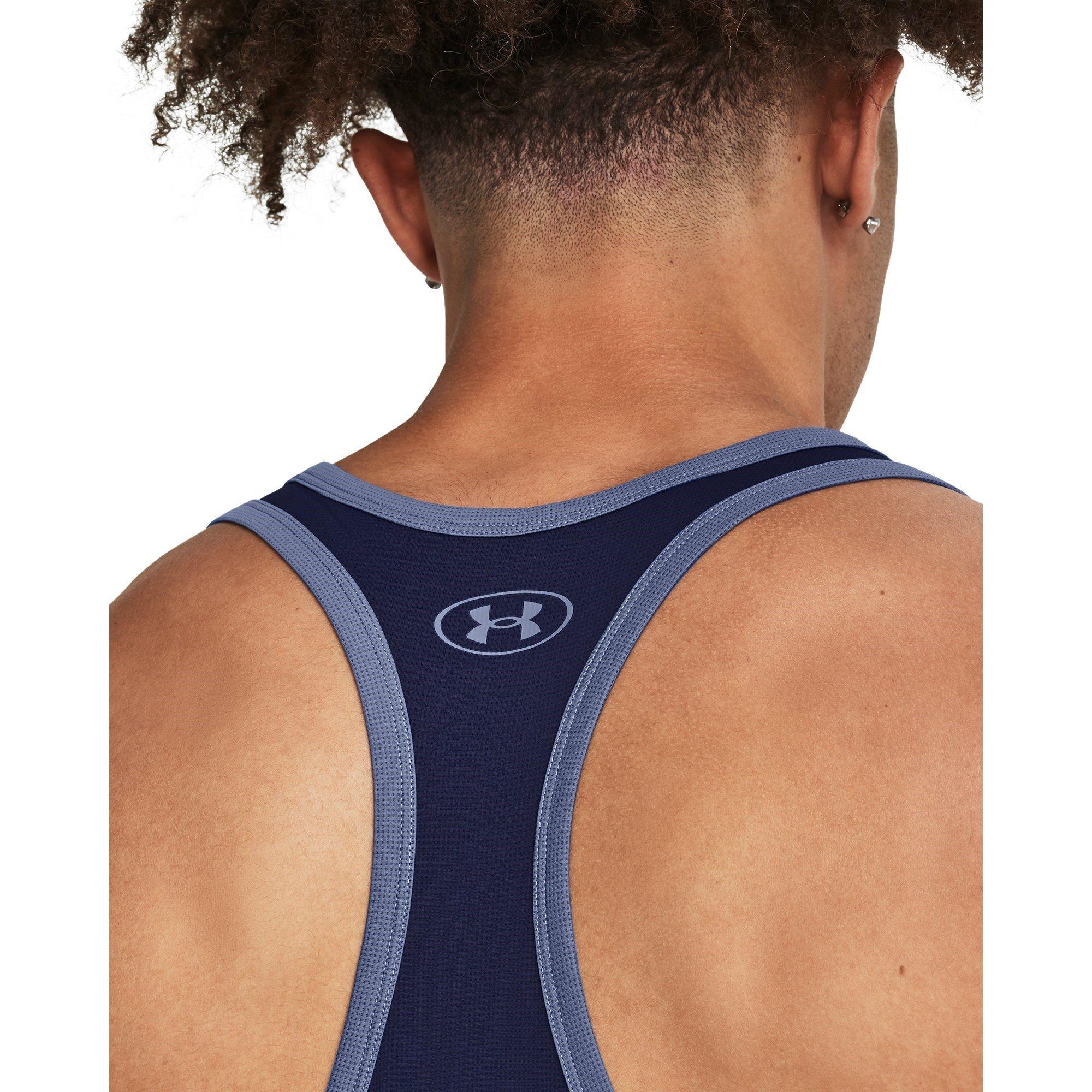 Blue - Under Armour - Pjt Rock Performance Gym Vest - 5