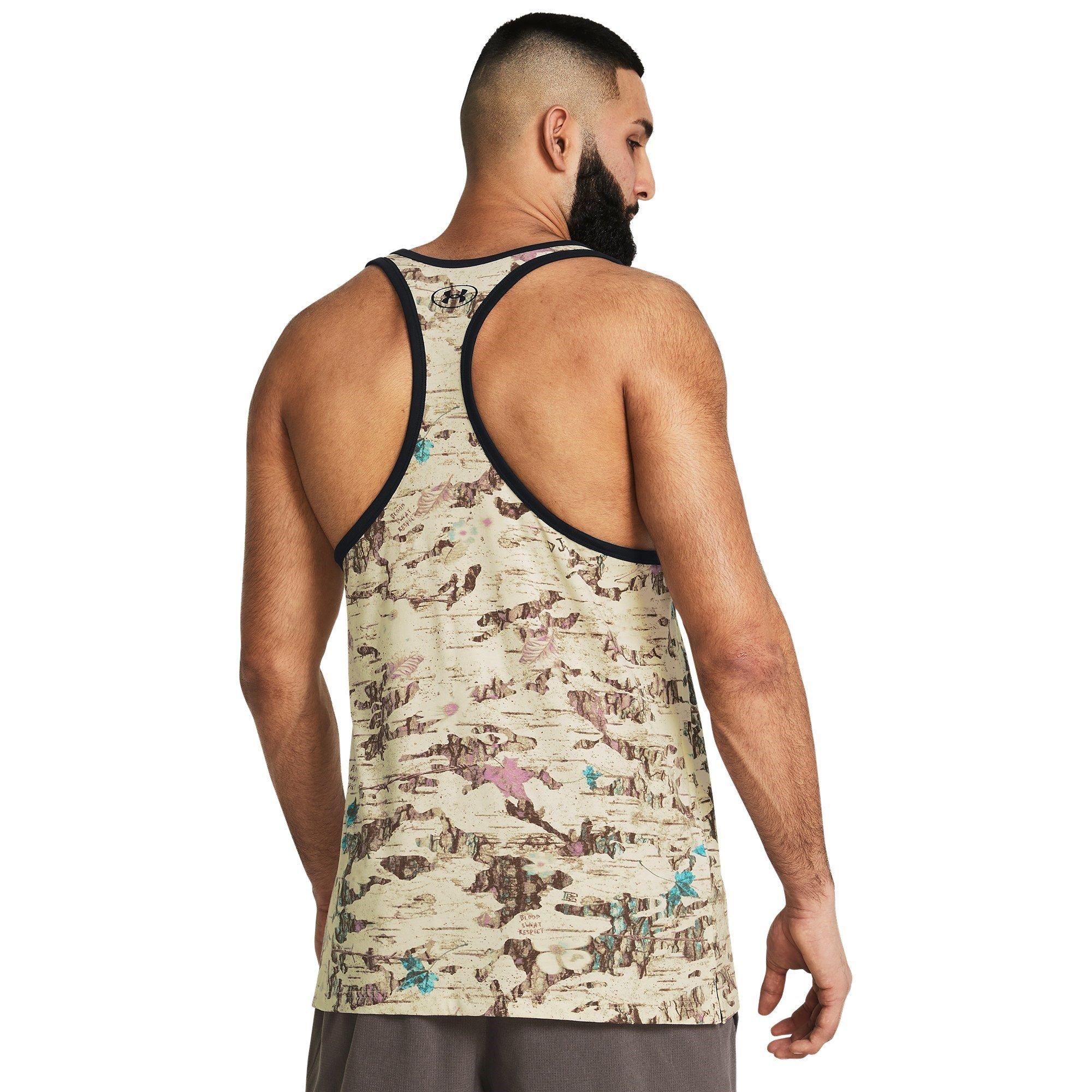 Brown - Under Armour - Camo Graphic Performance Gym Vest - 4