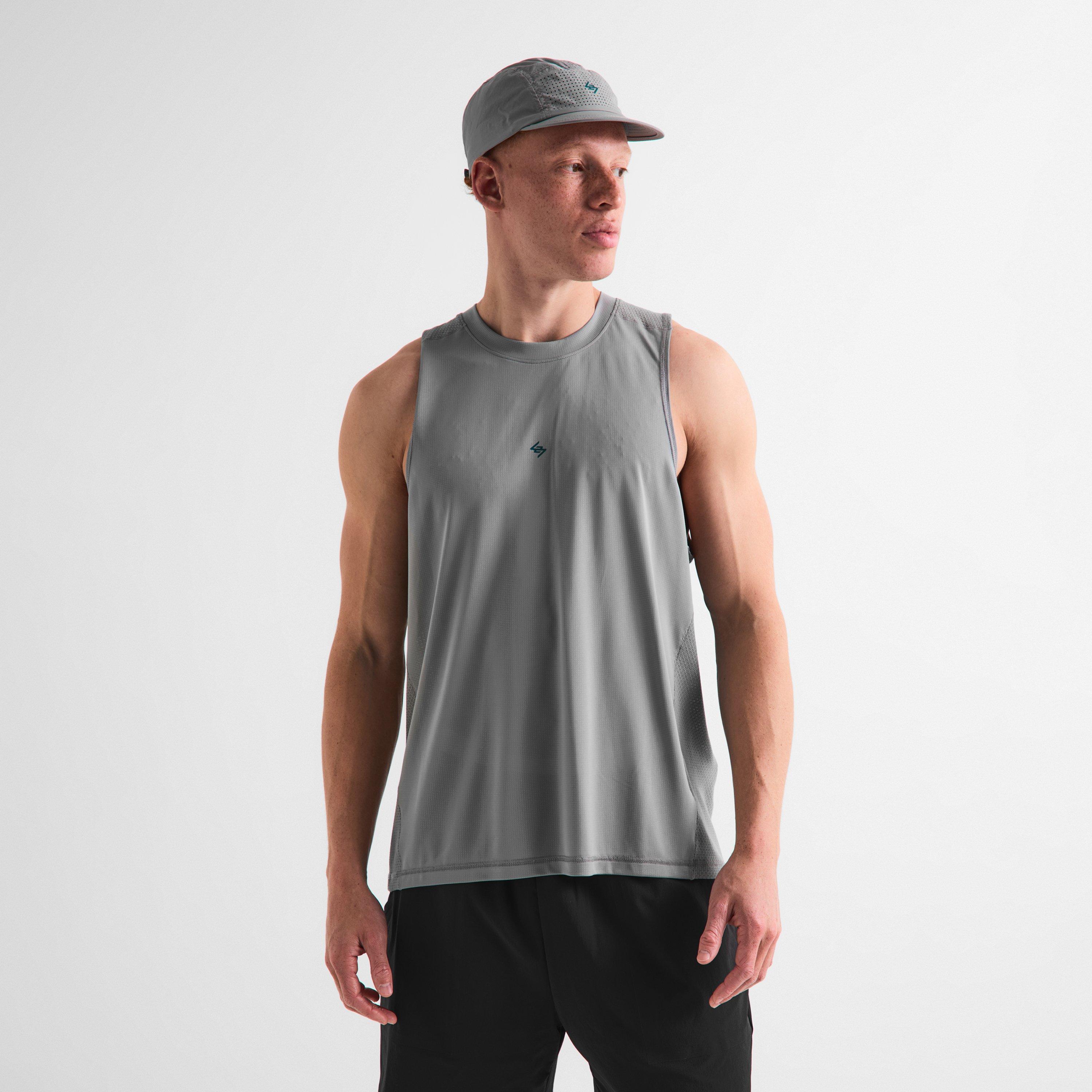 Graphite Grey - Represent 247 - Men's Performance Gym Vest - 3