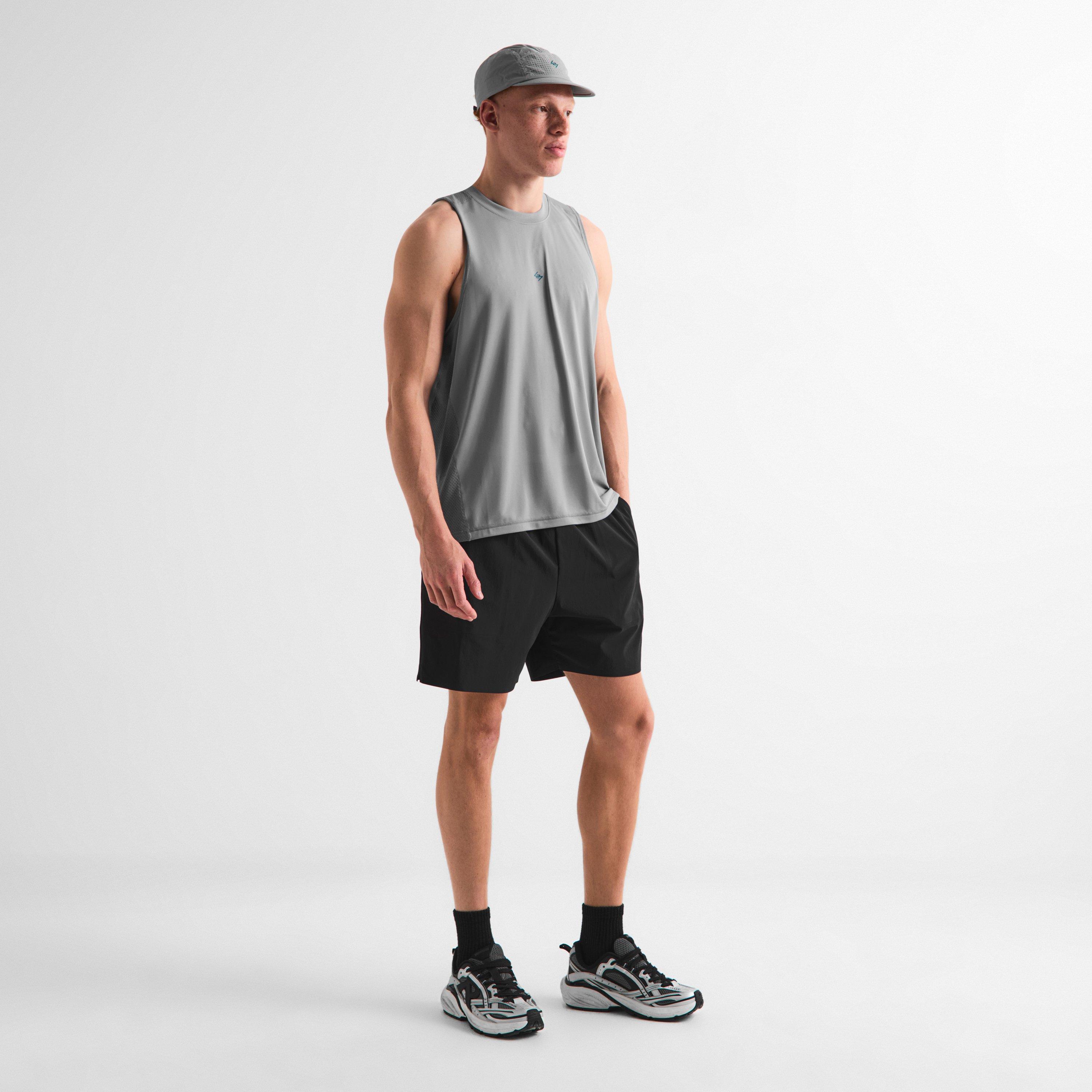 Graphite Grey - Represent 247 - Men's Performance Gym Vest - 6