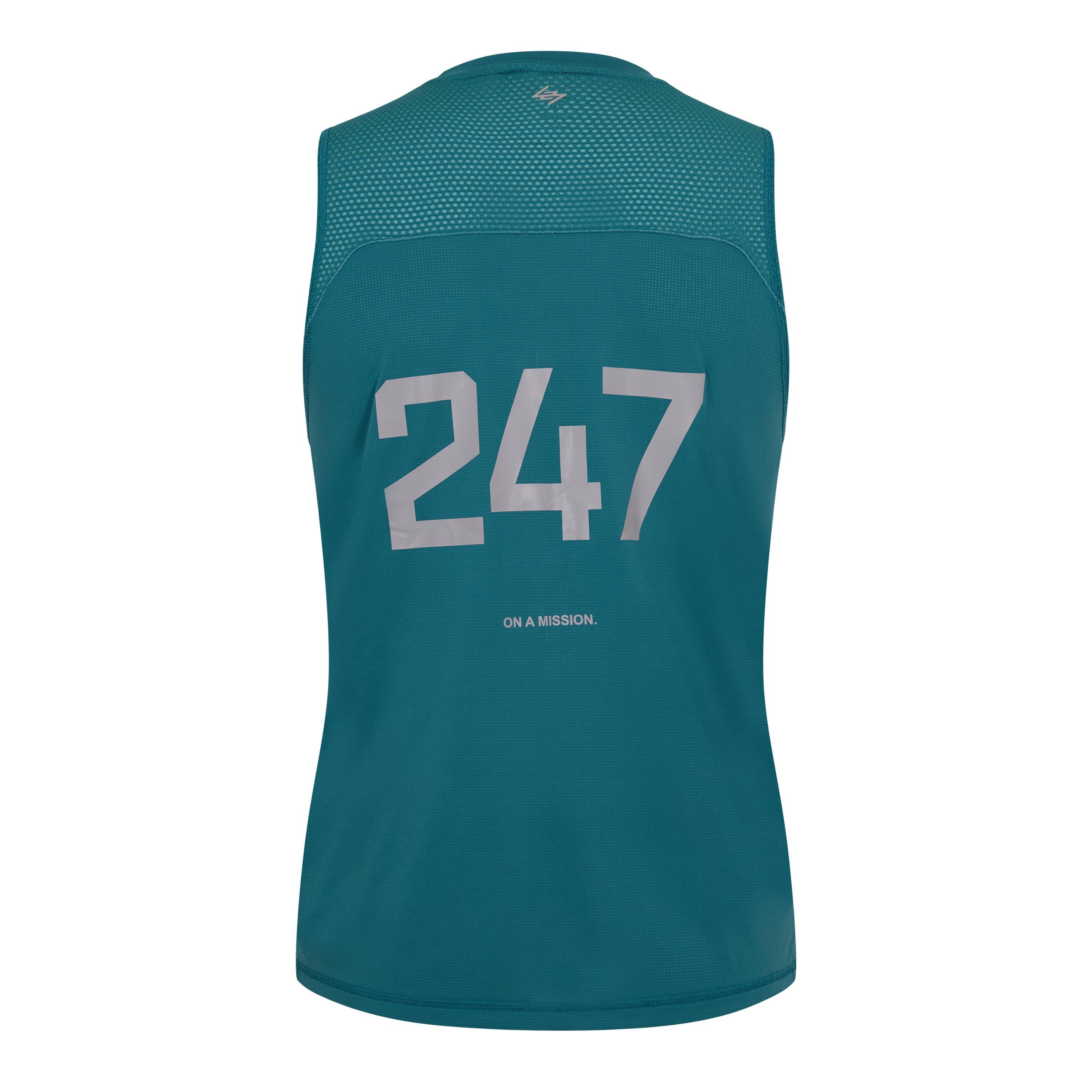 Teal - Represent 247 - Men's Performance Gym Vest - 2