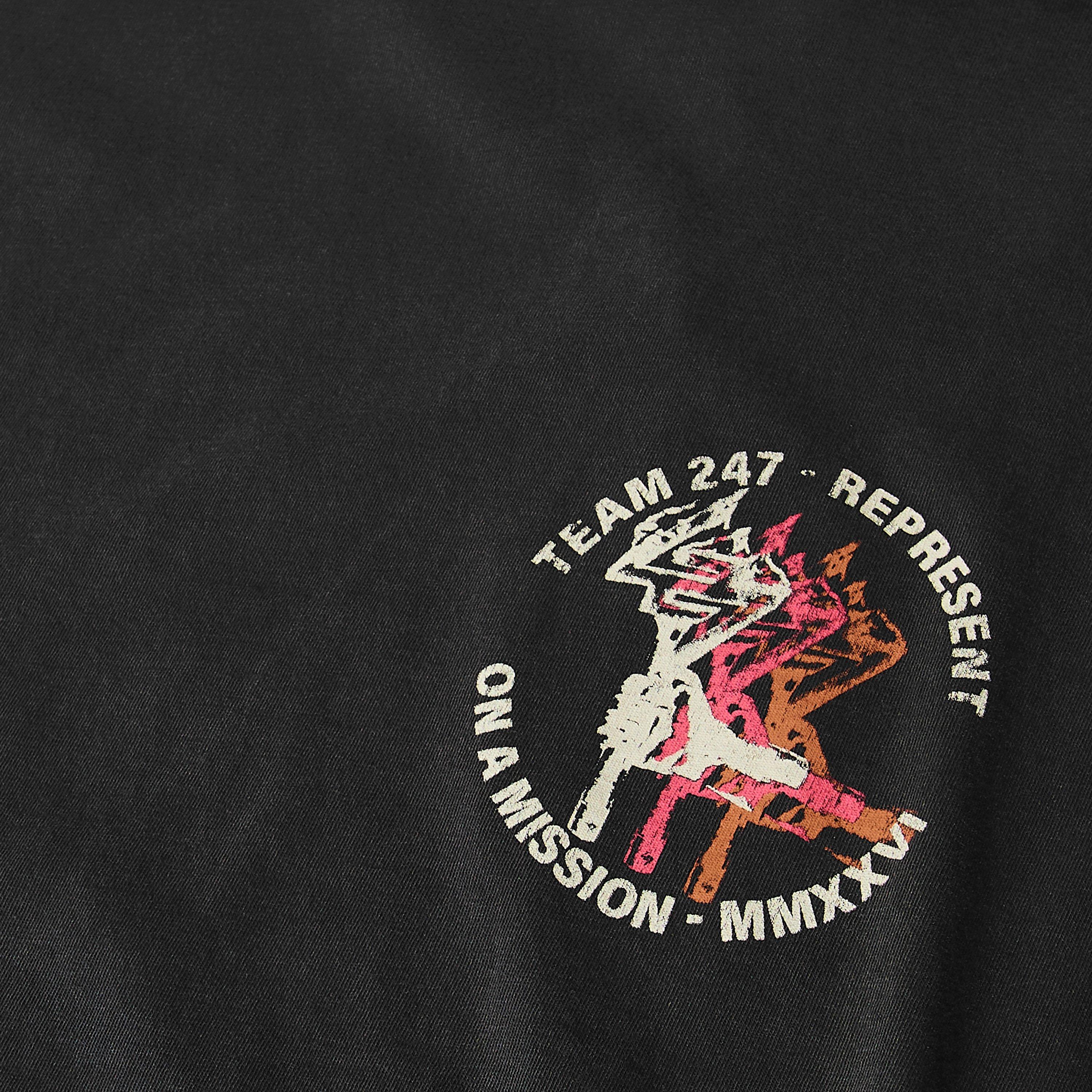 Washed Black - Represent 247 - R247 Torch Crop Tank Sn62 - 5