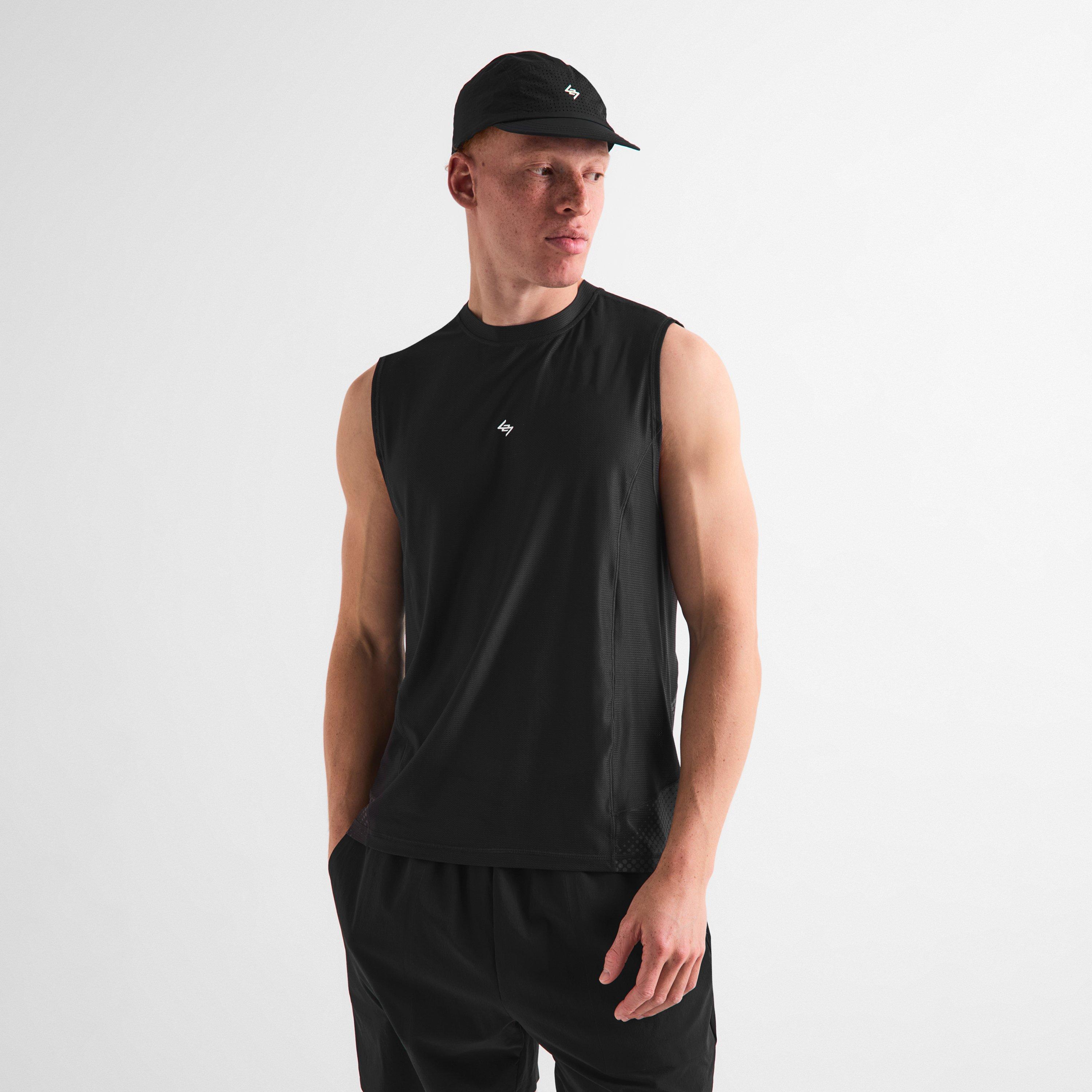 Black Fade - Represent 247 - Men's Performance Gym Vest - 3