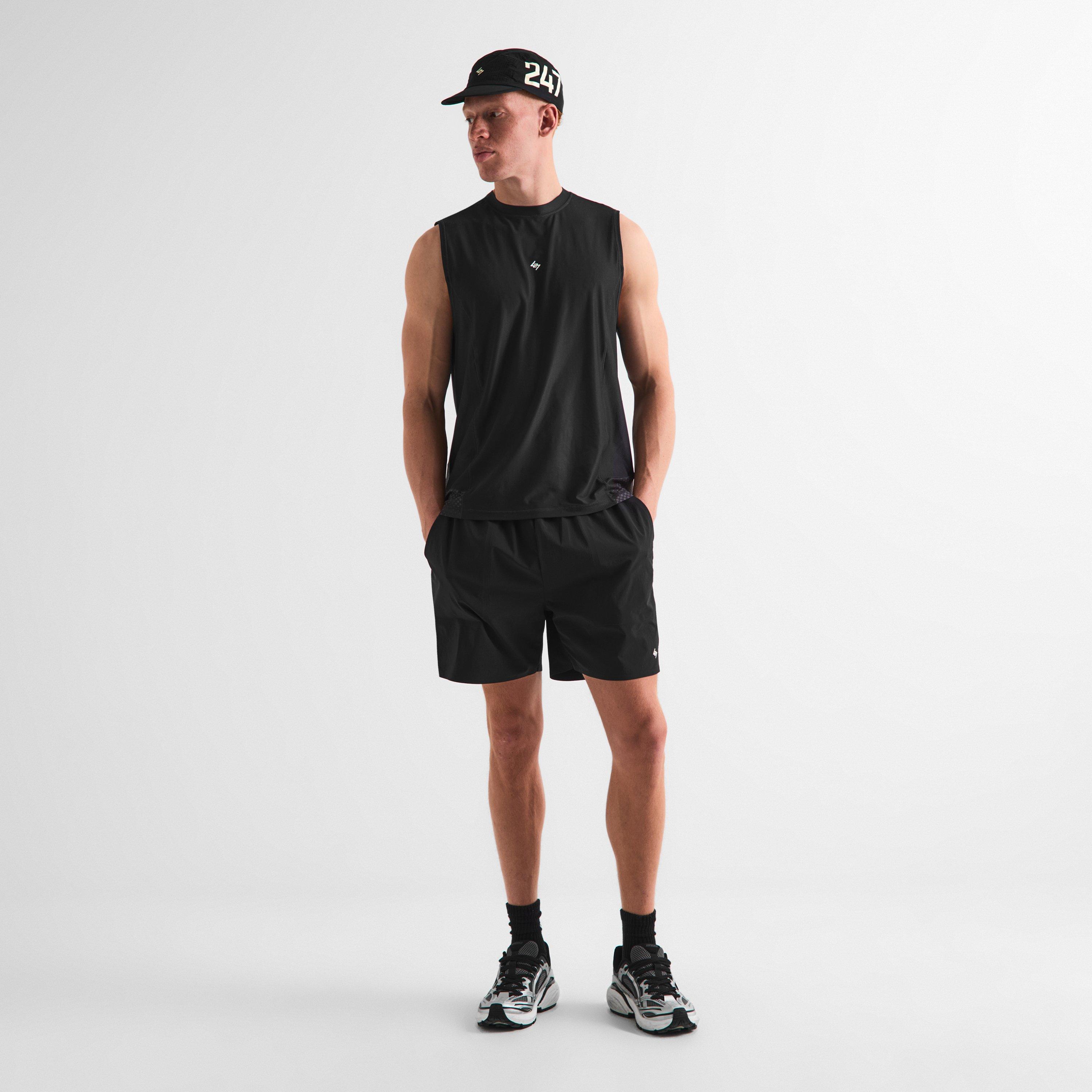 Black Fade - Represent 247 - Men's Performance Gym Vest - 6