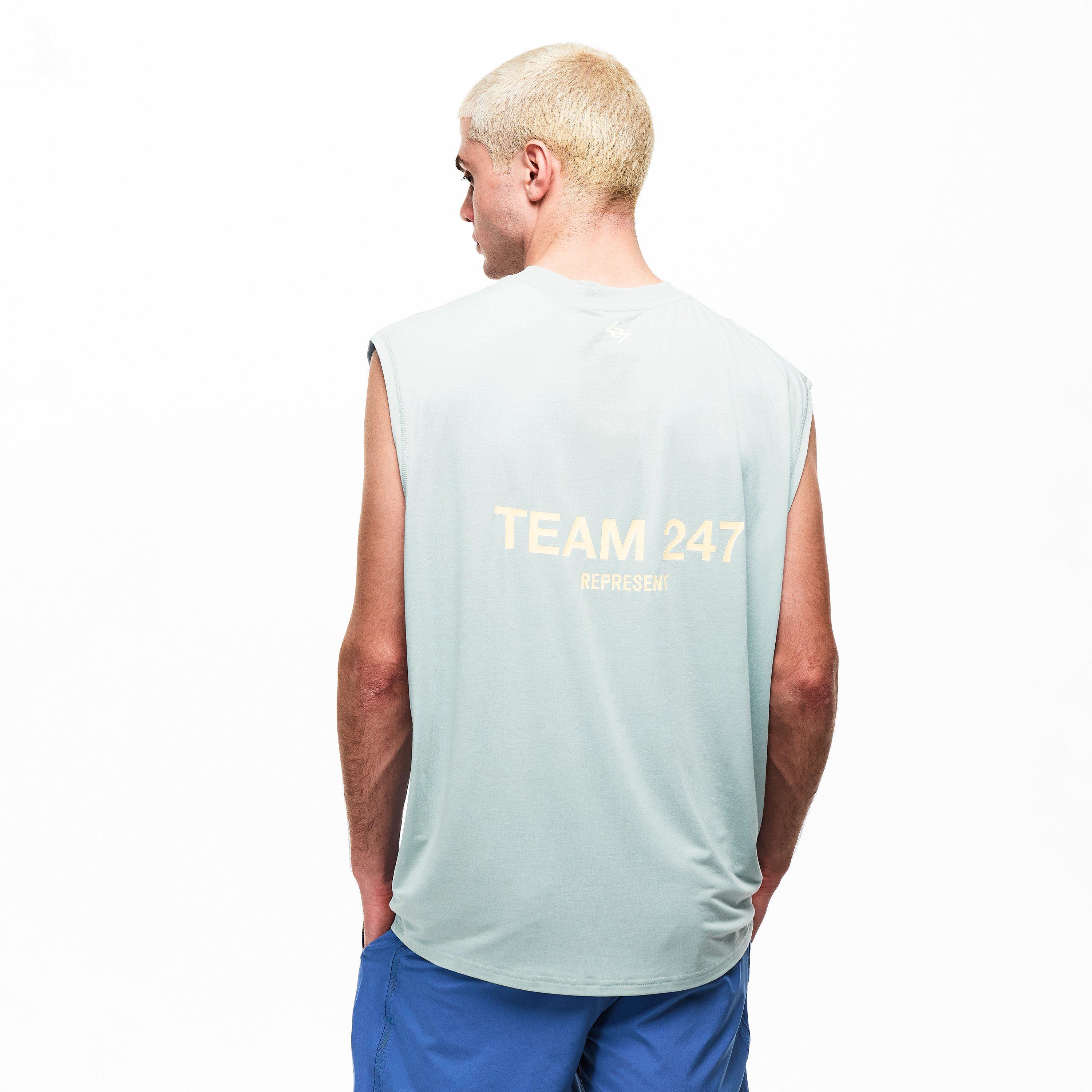 Glacier - Represent 247 - Men's Team Tank Performance Gym Vest - 4