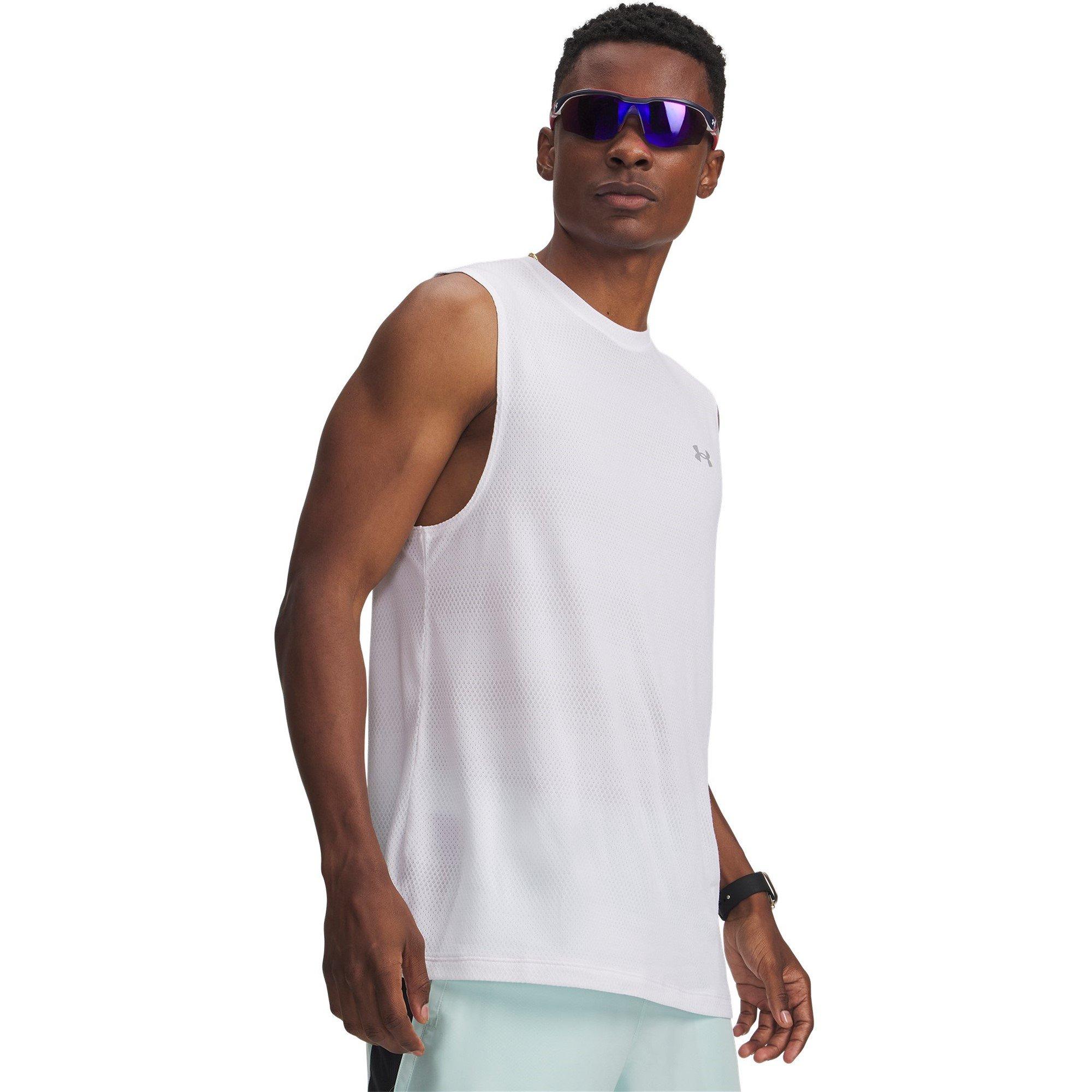 Under Armour Men's Performance Gym Vest - White/Reflect - S