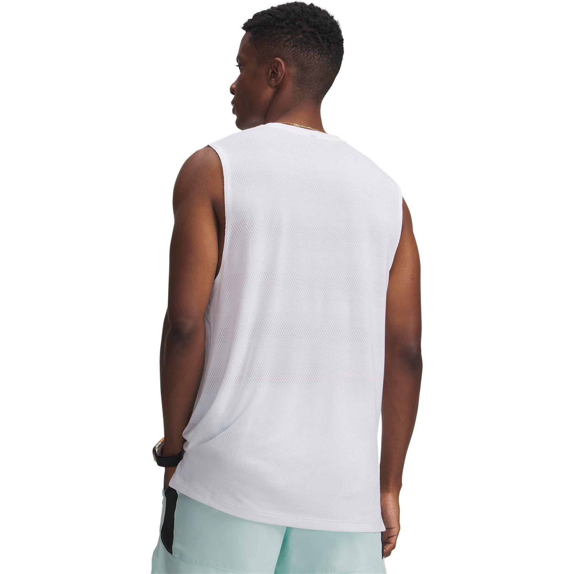 White/Reflect - Under Armour - Men's Performance Gym Vest - 2