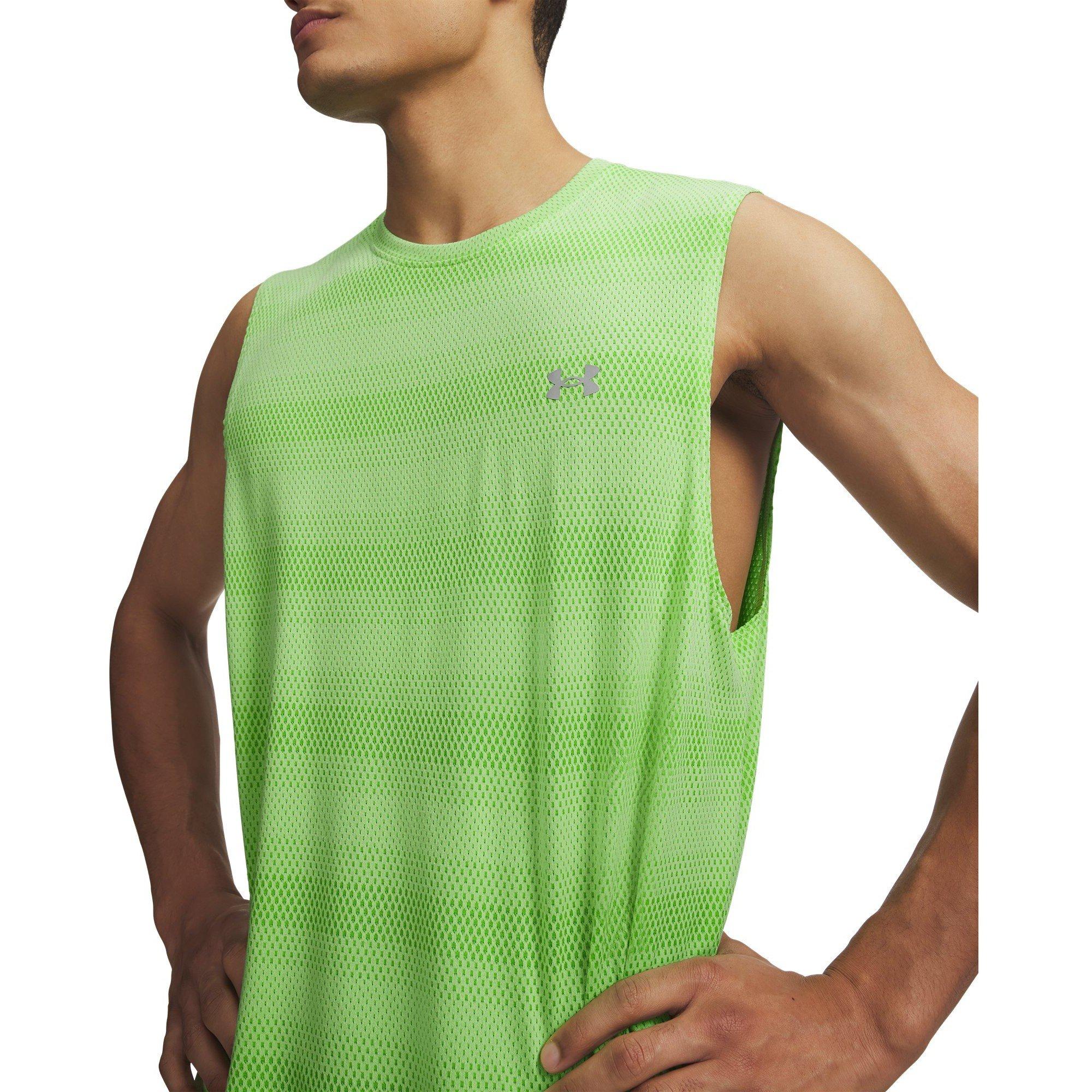 Limoen/Reflectie - Under Armour - Men's Performance Gym Vest - 3
