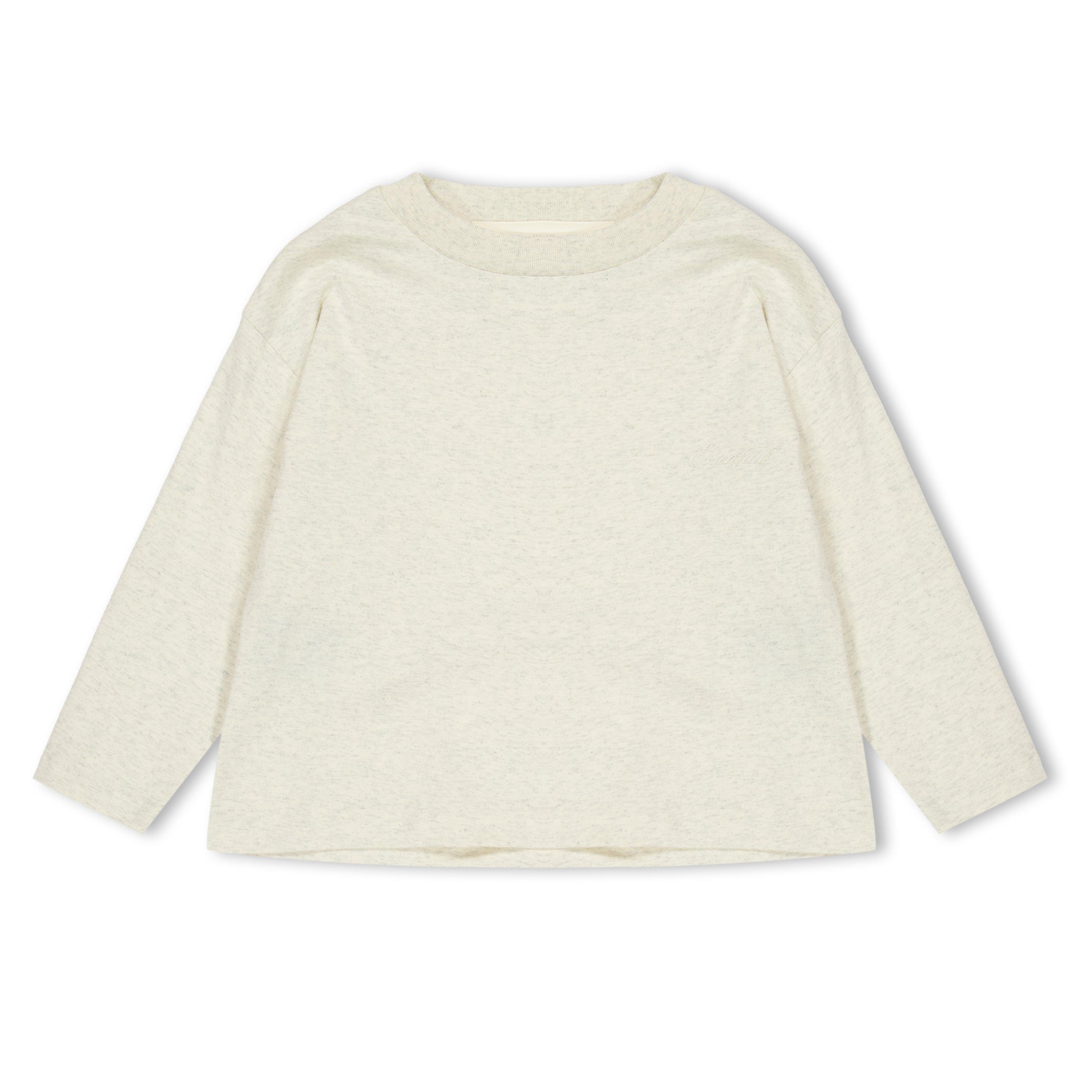 Fear Of God Essentials  Kids Fge Ess Ls Tee Jn61 - Oatmeal Heather - 8Y