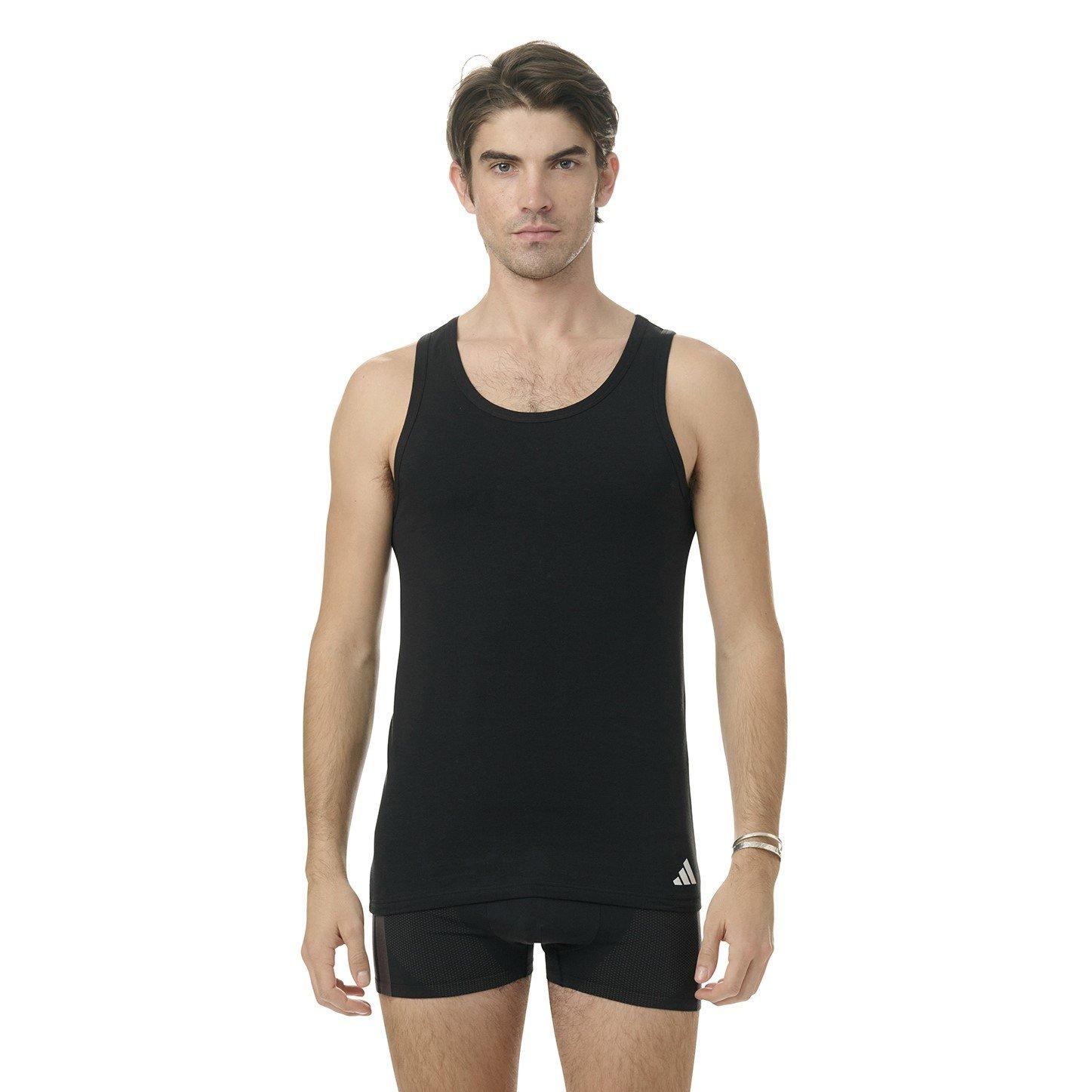 Noir - adidas - Men's Tank Vest - 2
