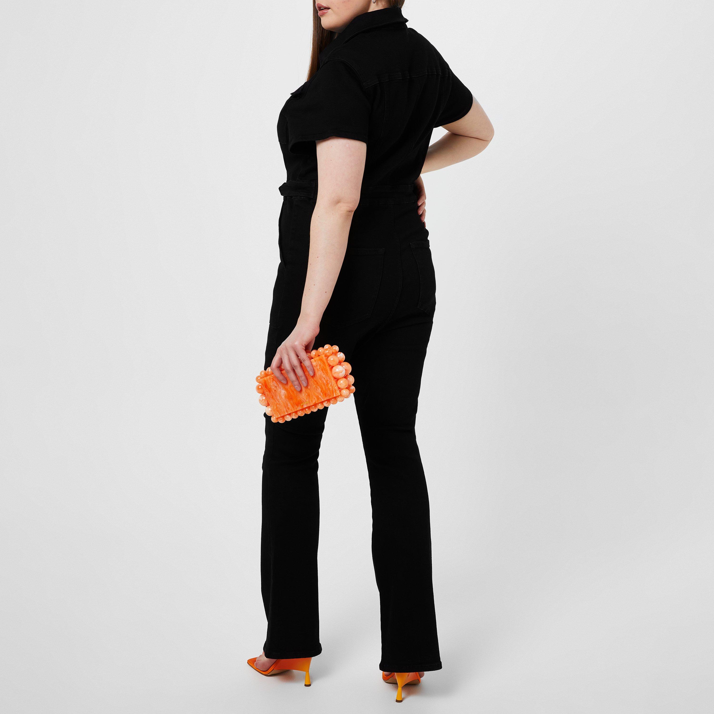 Black001 - Good American - Fit For Success Bootcut Jumpsuit - 2