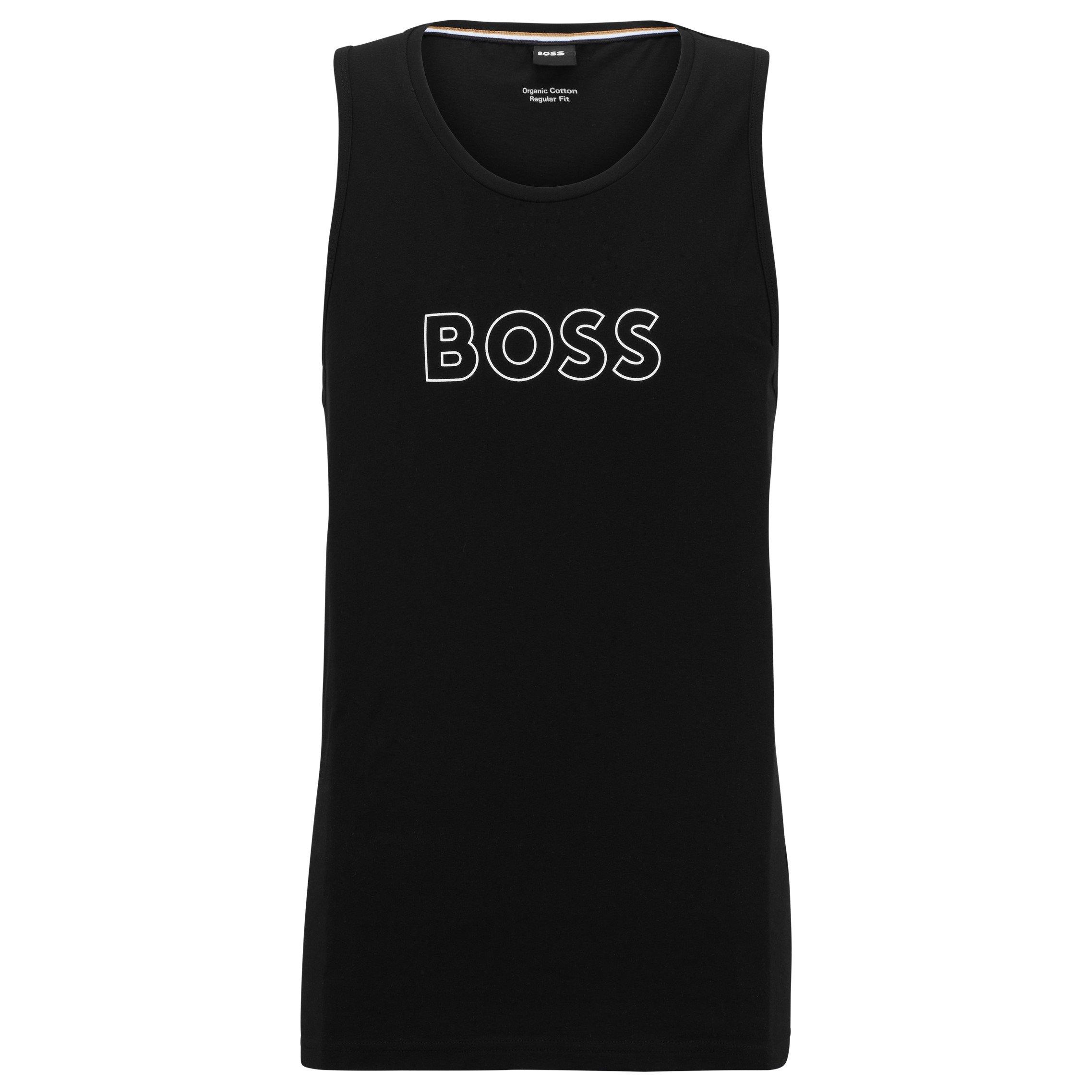 Black 001 - Boss - Beach Tank Top