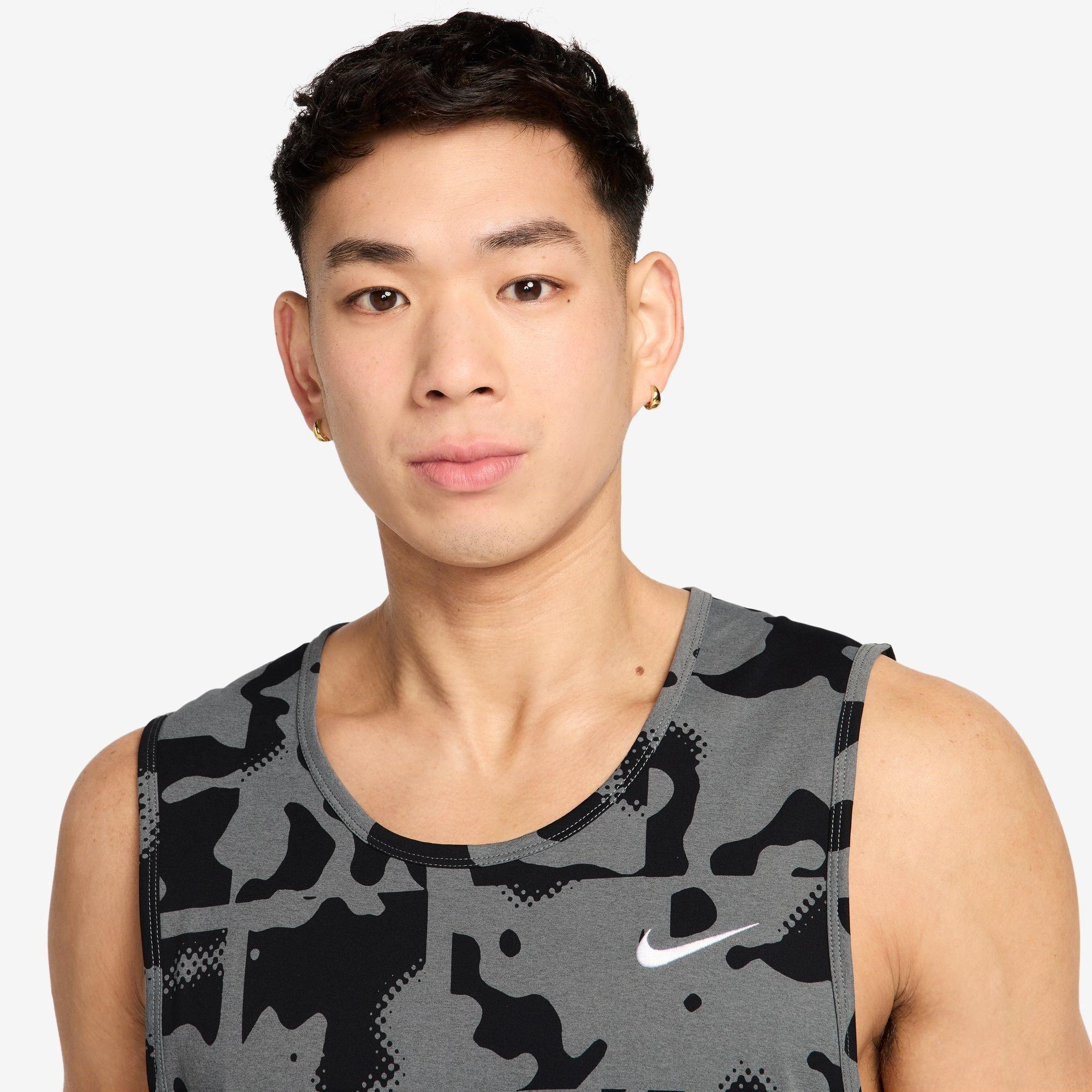 Rauchgrau/Schwarz - Nike - Men's Performance Gym Vest - 3