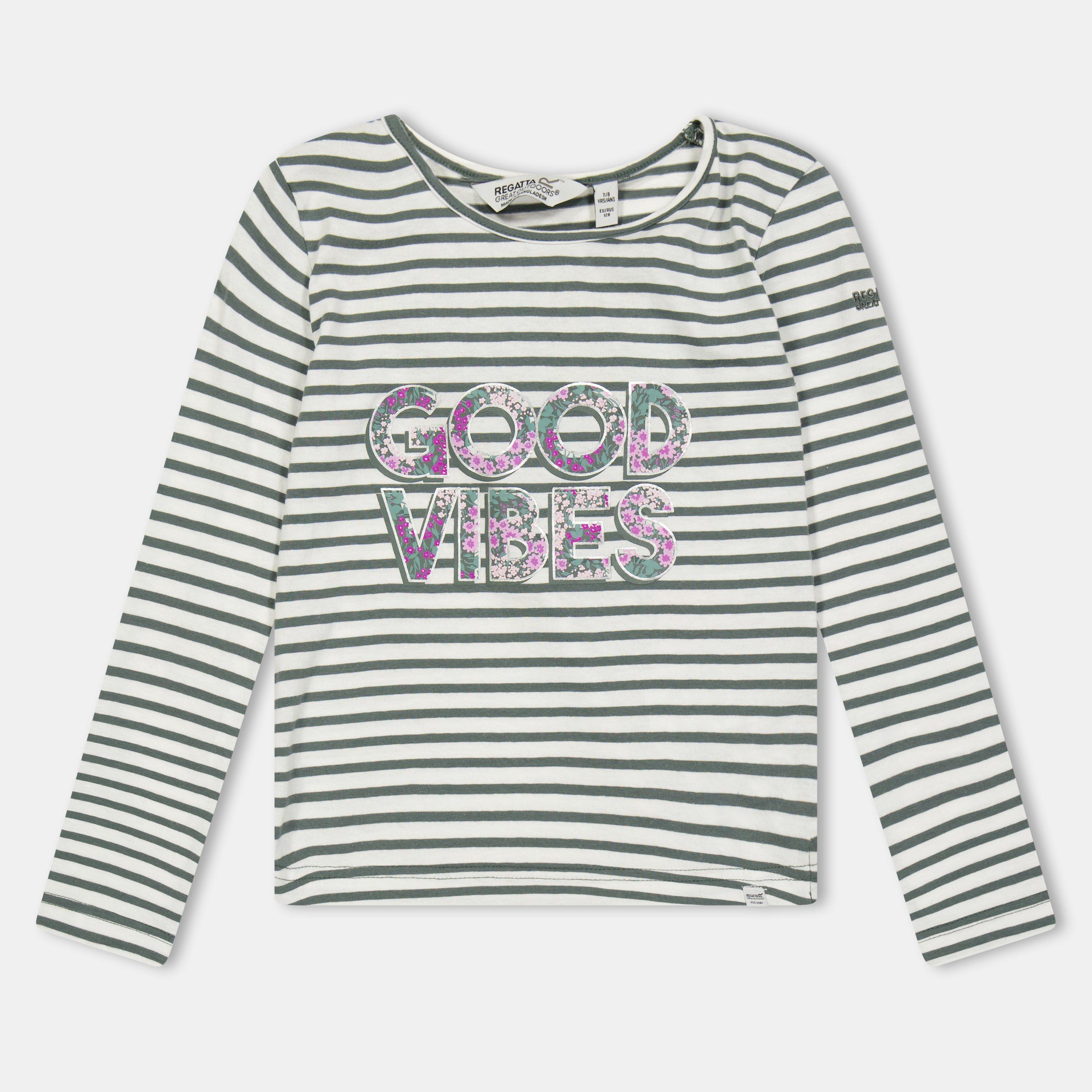 BalsamGrnStr - Regatta - Unisex Kids' Clarabee Long Sleeve T-Shirt - 1