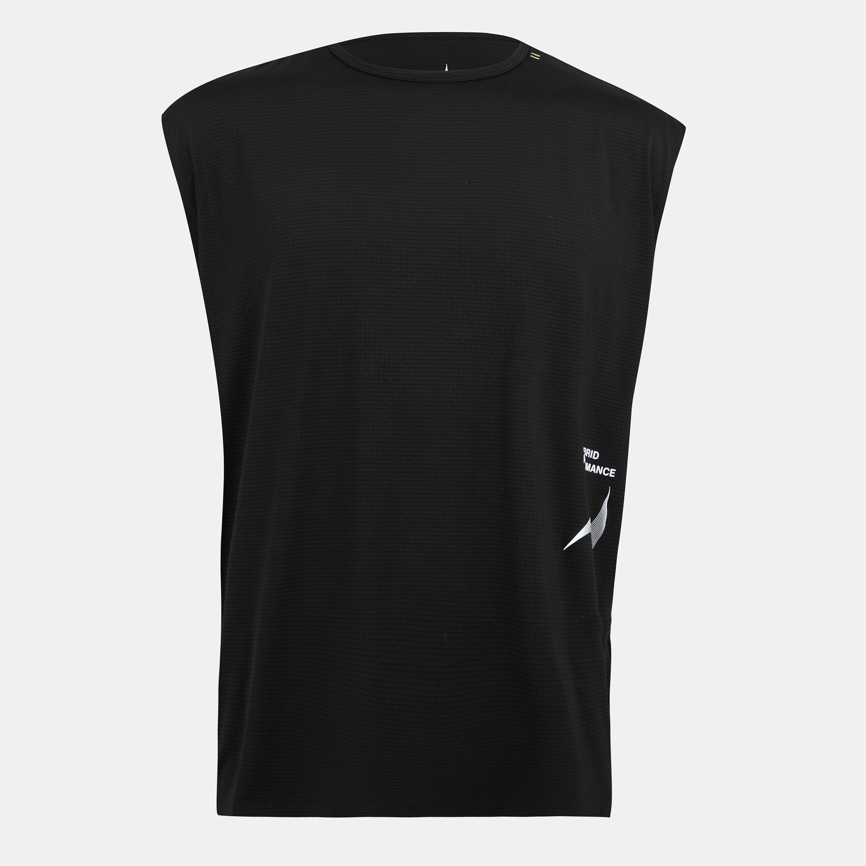 Black - Hybrid Performance - Men's Performance Gym Vest - 1