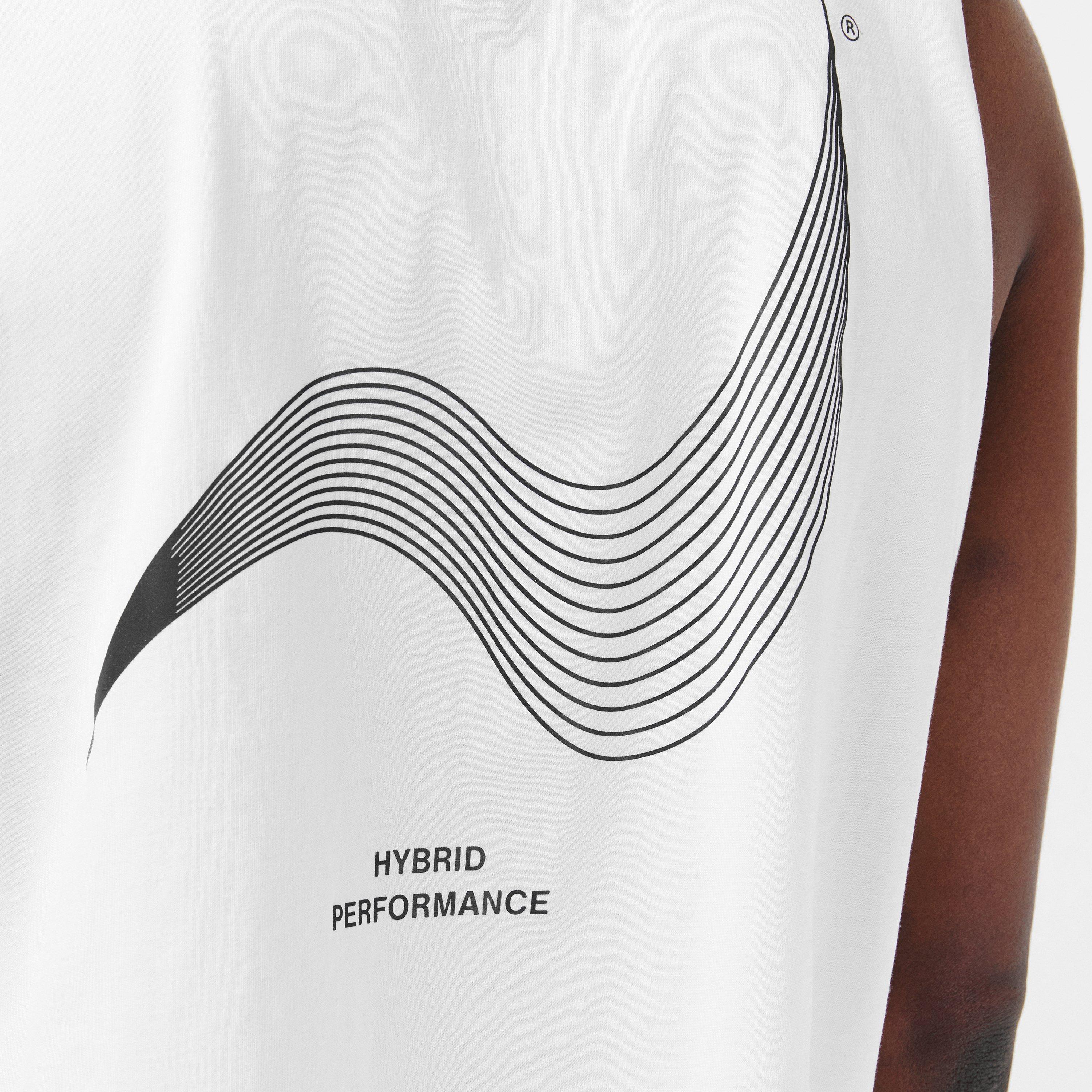 White - Hybrid Performance - Men's Performance Gym Vest - 5