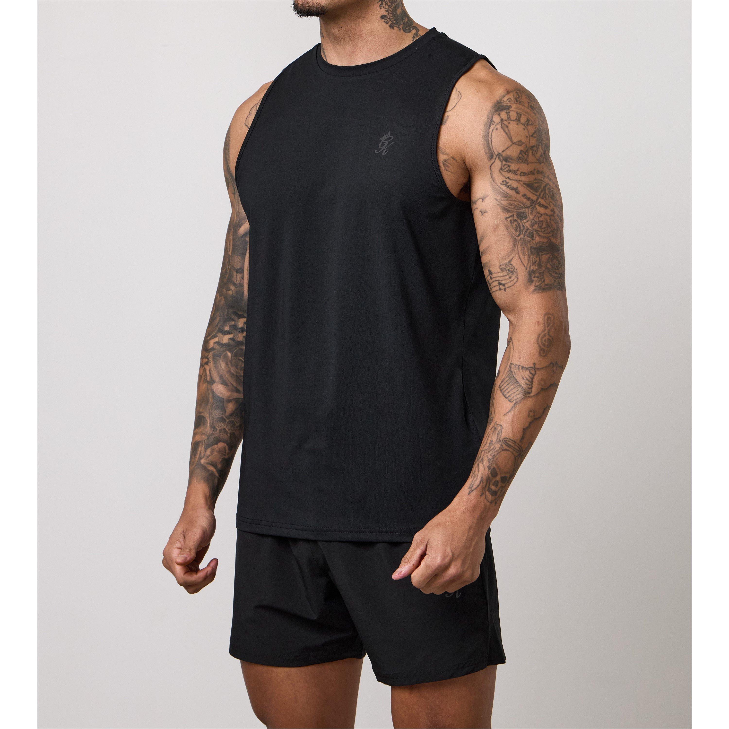 Crna - Gym King - Gym King Victory Performance Vest - Black - 3