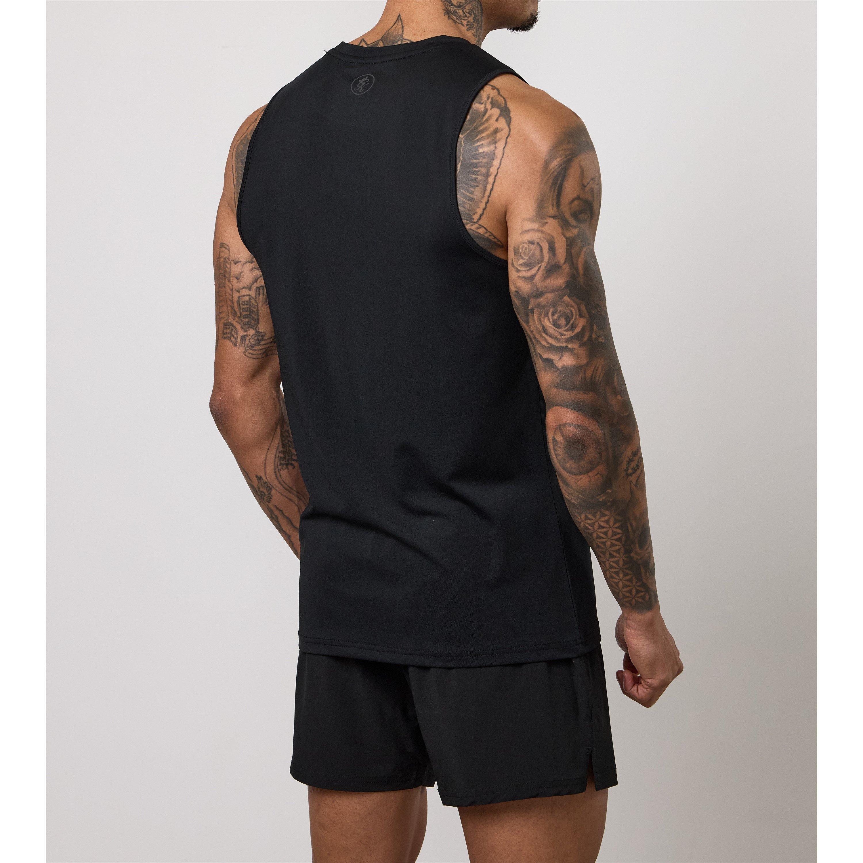 Crna - Gym King - Gym King Victory Performance Vest - Black - 4