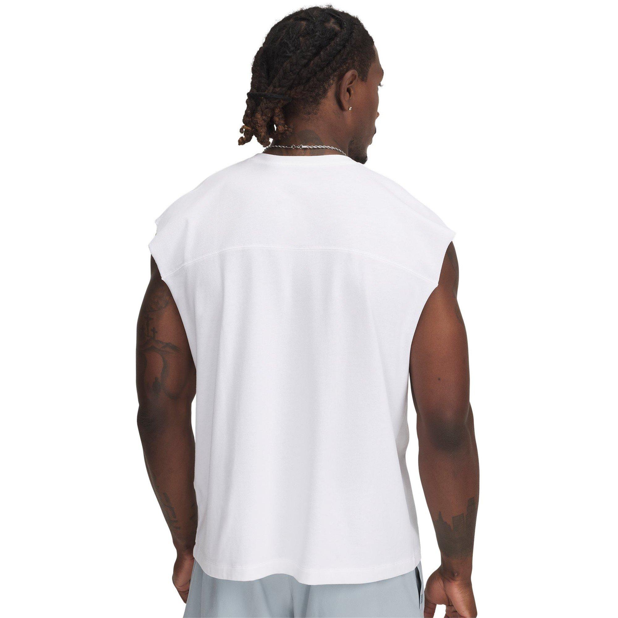 White/White - Under Armour - Men's Tank Vest - 2