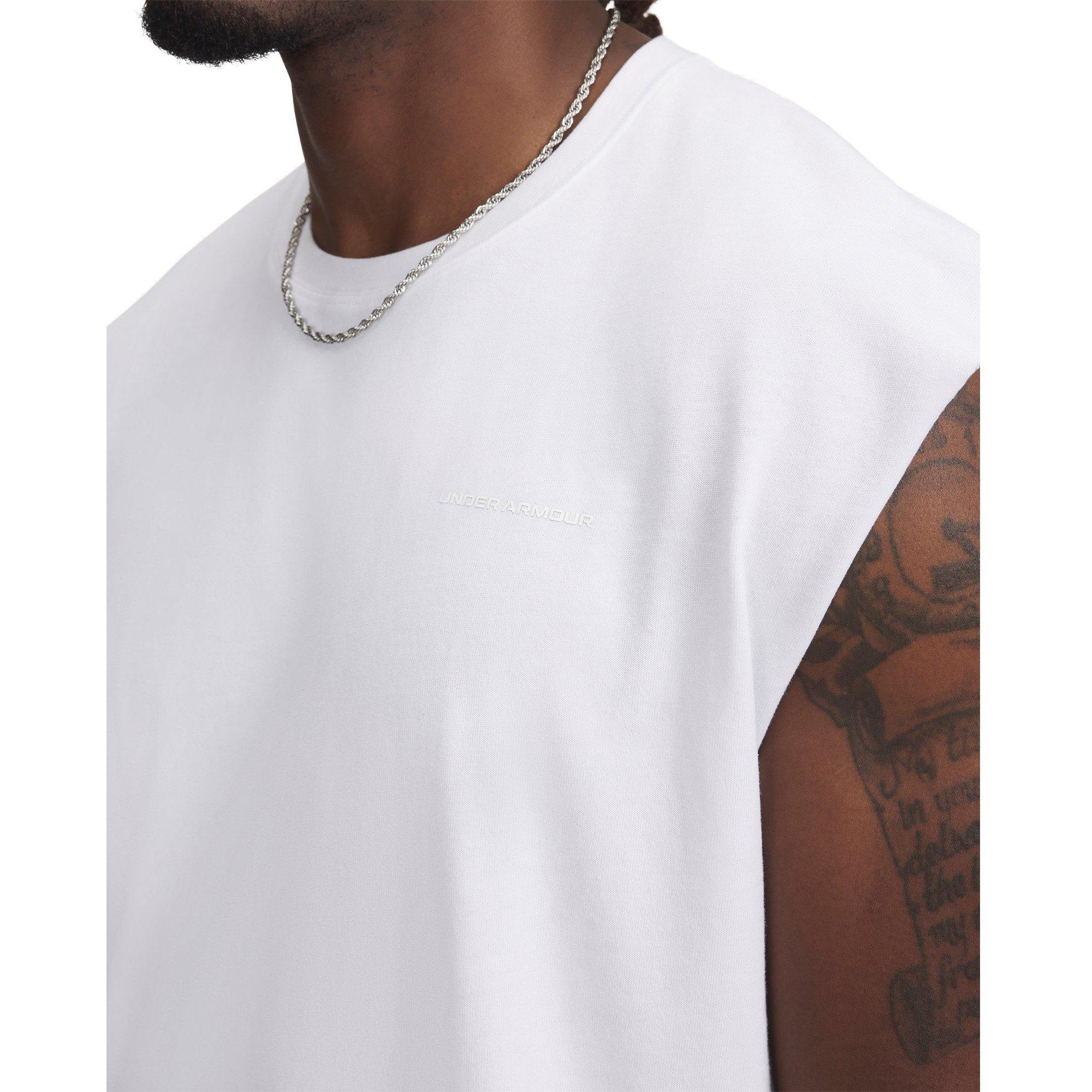 White/White - Under Armour - Men's Tank Vest - 3