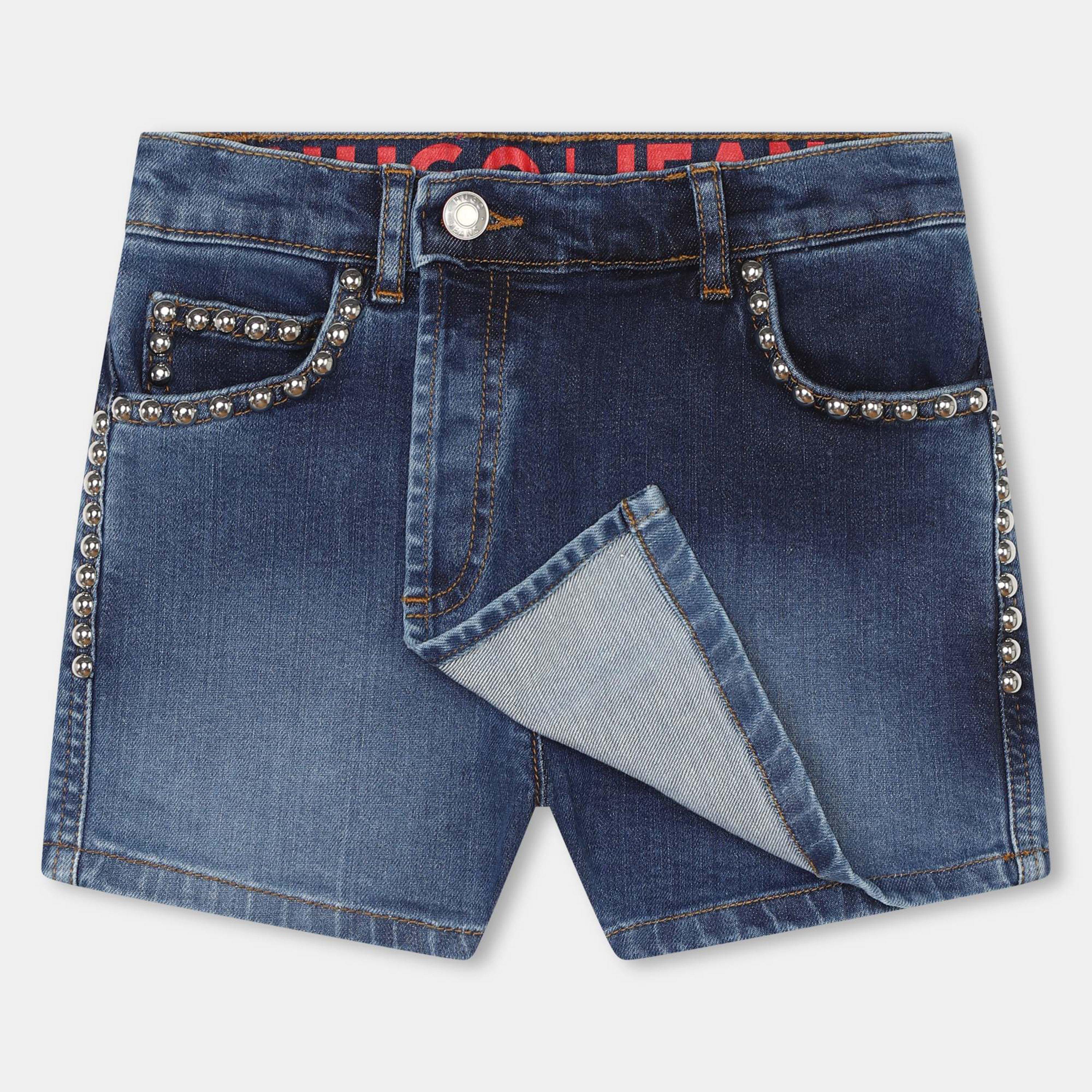 Denim Blu Z10 - Hugo - Denim Skort Juniors - 3