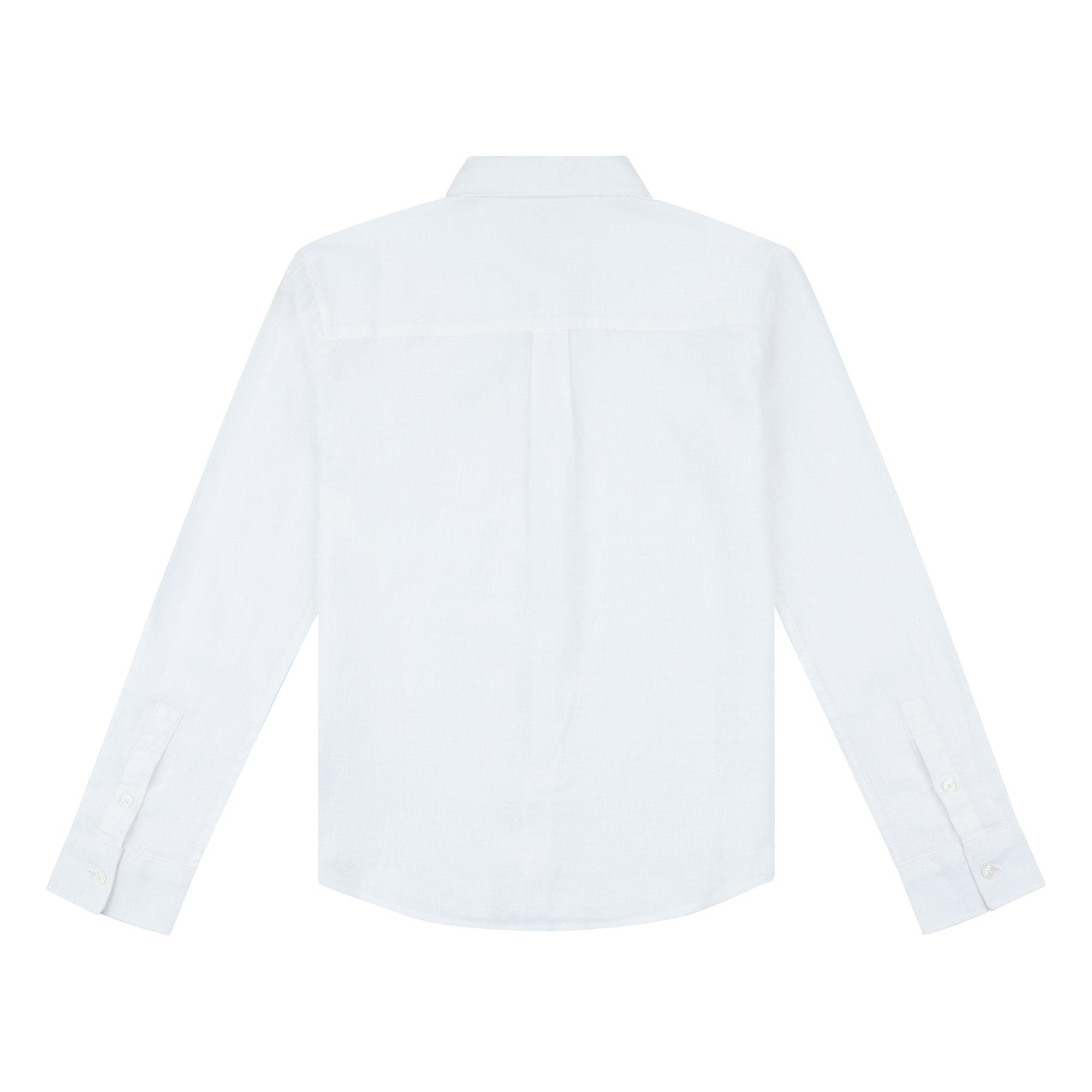 Bright White - Lyle and Scott - Long Sleeve Shirt Juniors - 2
