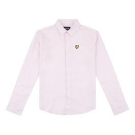 Lyle and Scott Linen Long Sleeve Shirt Juniors