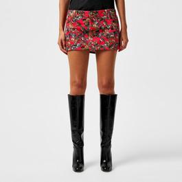 Vivienne Westwood All Over Orb Print Foam Skirt