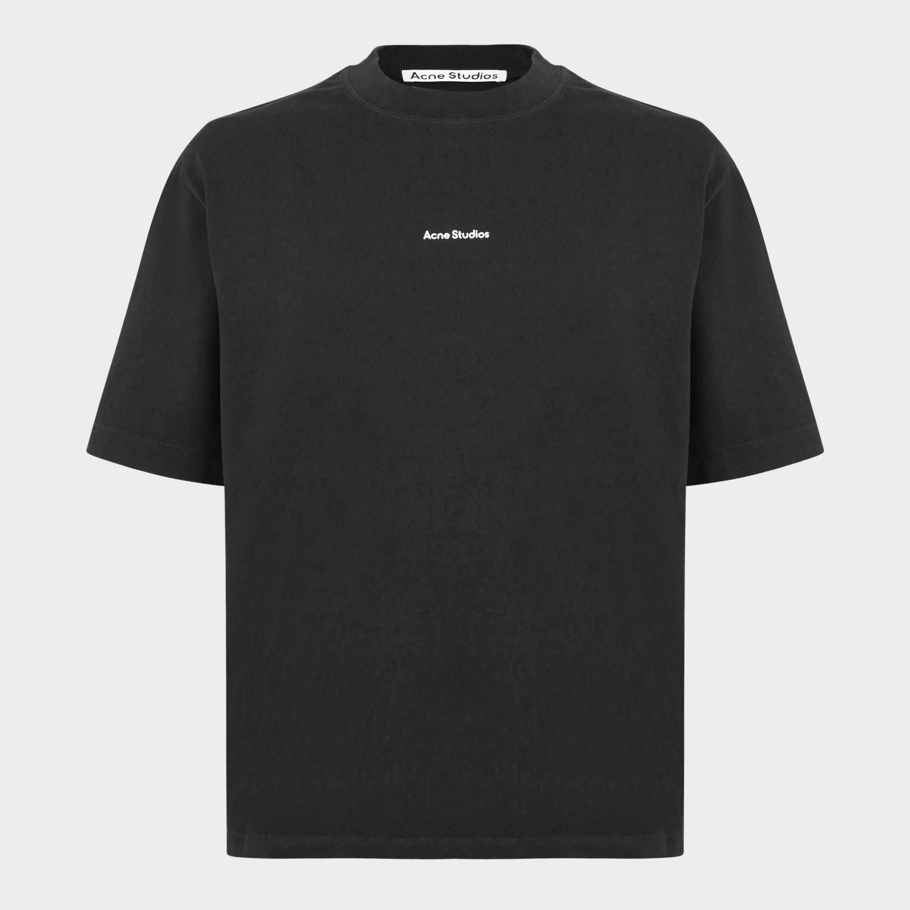 Black 900 - Acne Studios - Stamp Logo T Shirt - 1