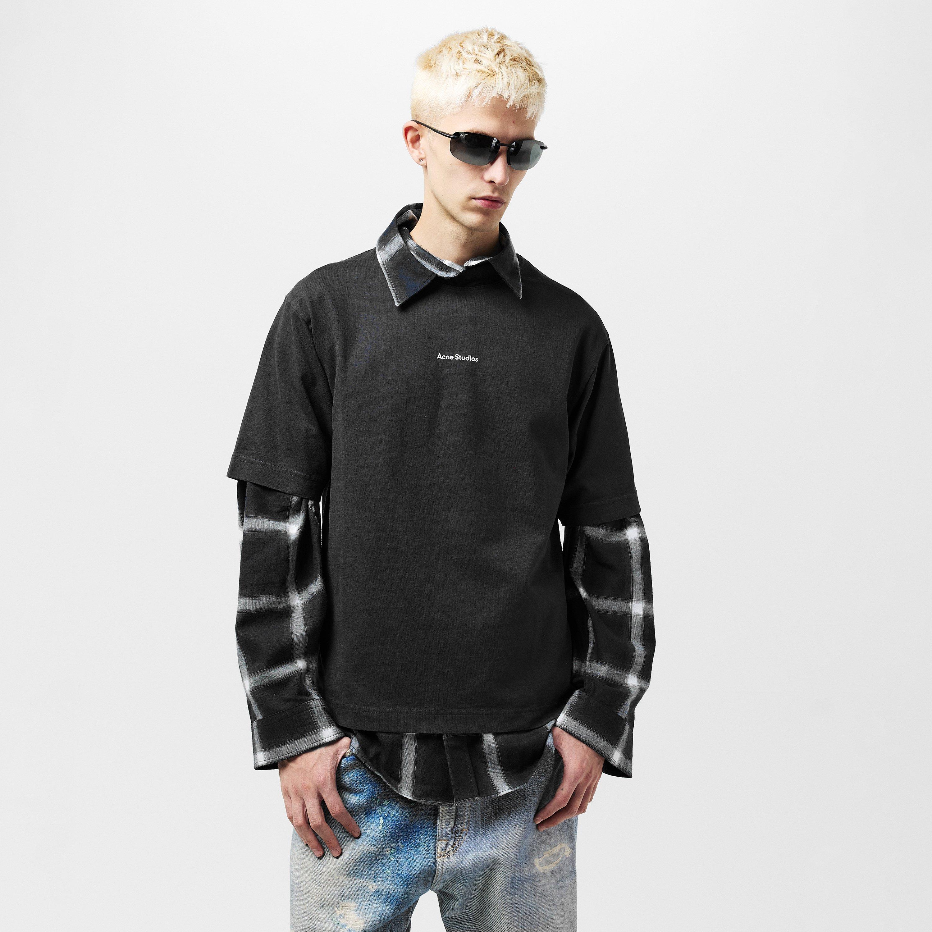 Black 900 - Acne Studios - Stamp Logo T Shirt - 3