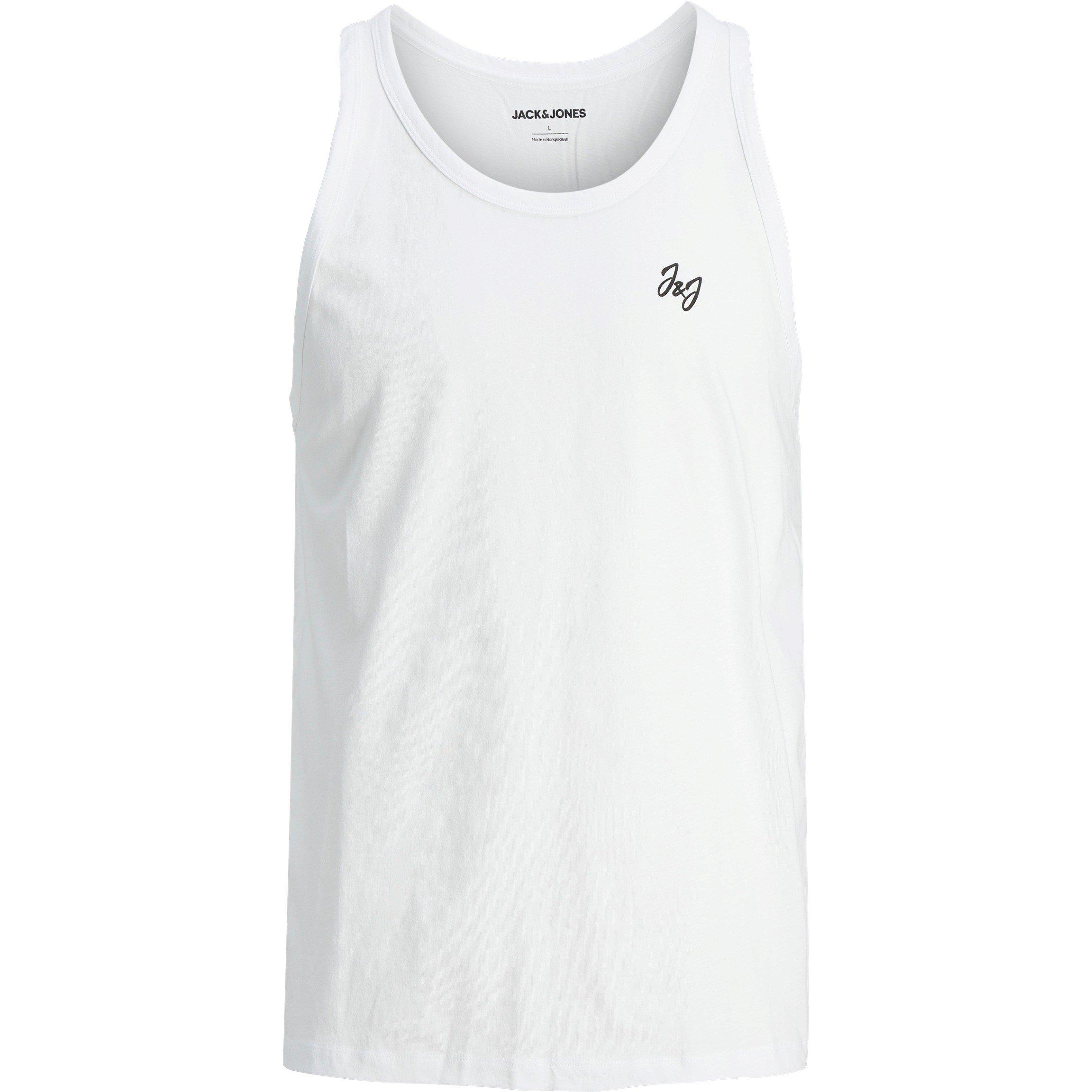 JACK & JONES Jcoconcrete Washed Rib Tanktop voor heren, Desert Taupe JACK & JONES Jcoconcrete Washed Rib Tanktop voor heren, Desert Taupe