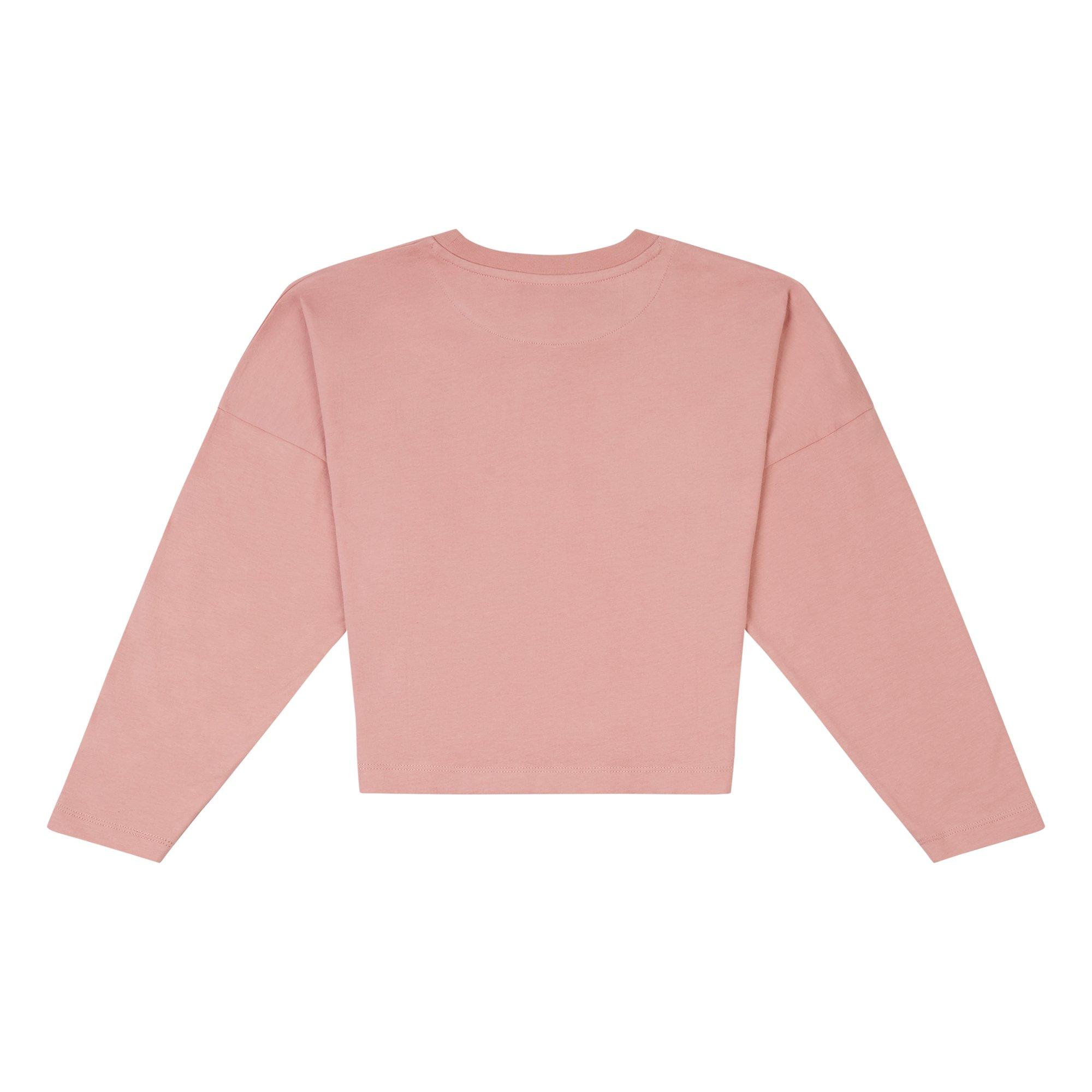 Blush - Lyle and Scott - Kids' Long-Sleeve Step Hem T-Shirt - 2