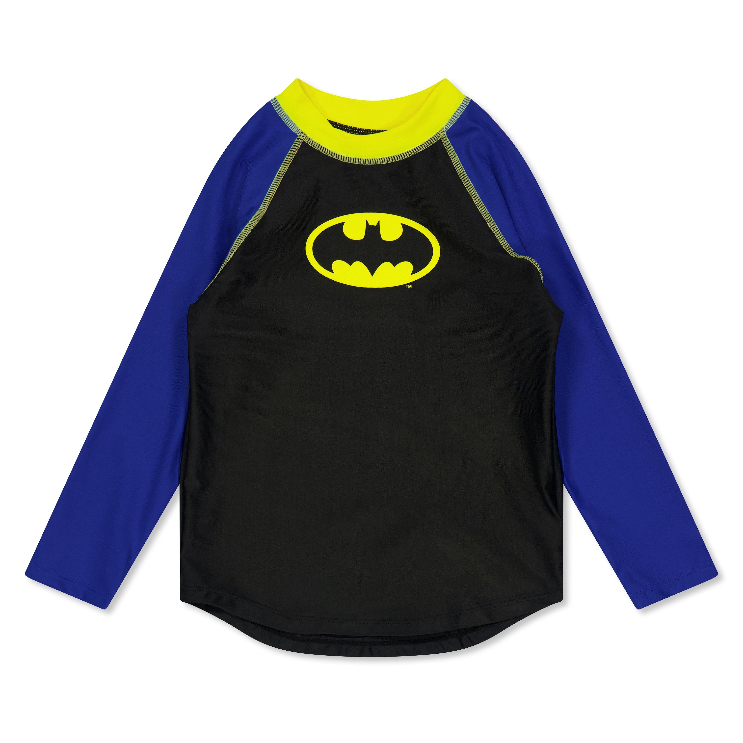 Black - Zoggs - Batman Long Sleeve Juniors - 1