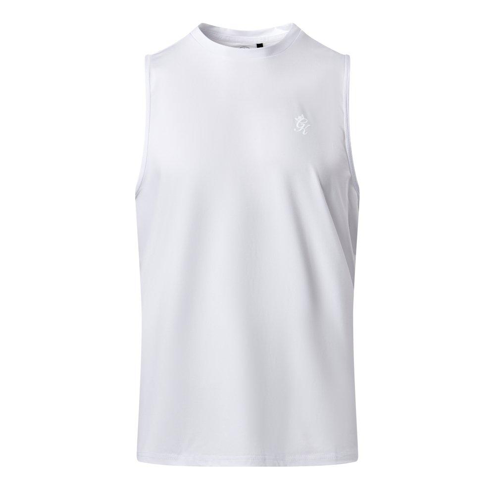 White - Gym King - Gym King Victory Performance Vest - White - 1